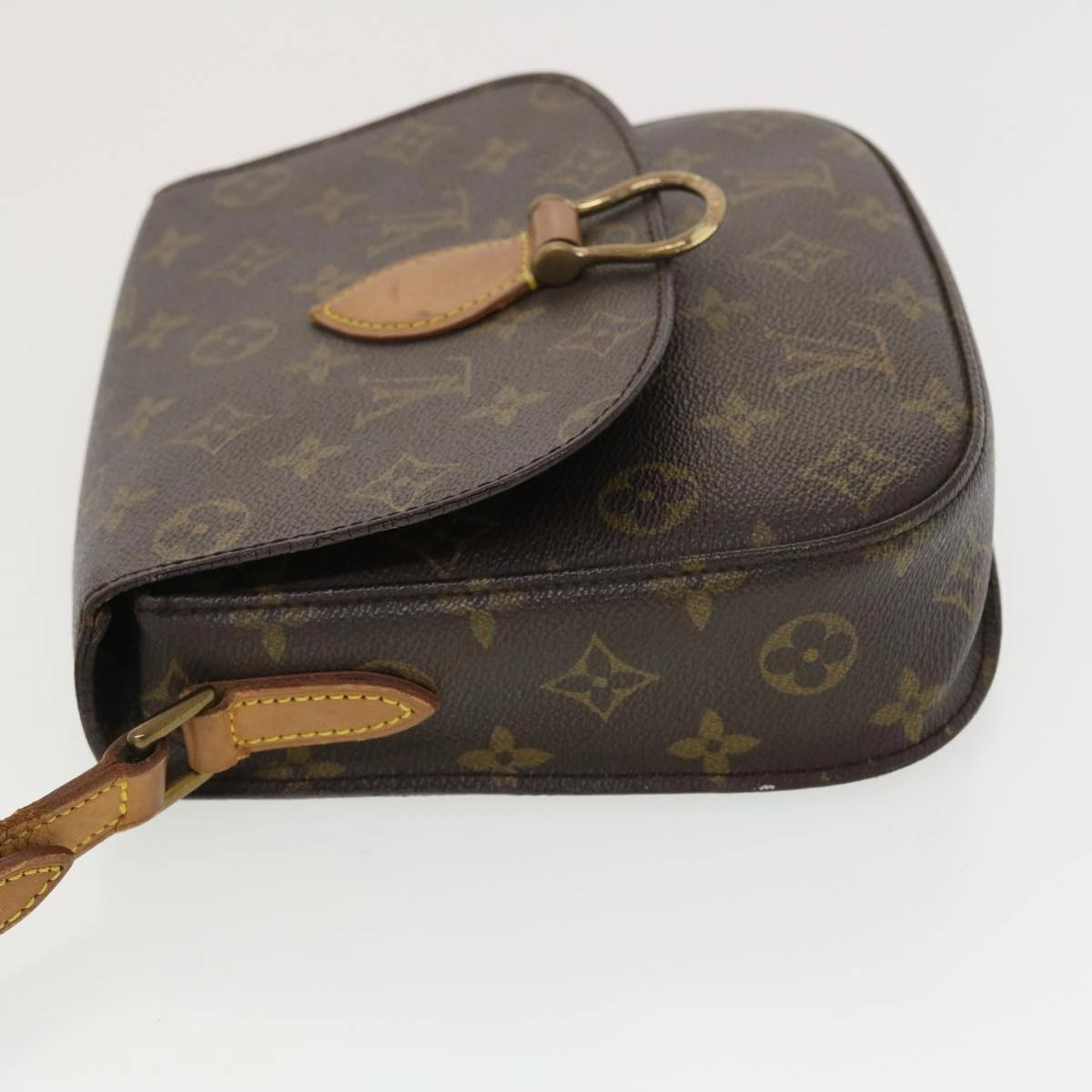 LOUIS VUITTON Monogram Saint Cloud MM Shoulder Bag M51243 LV yk6442