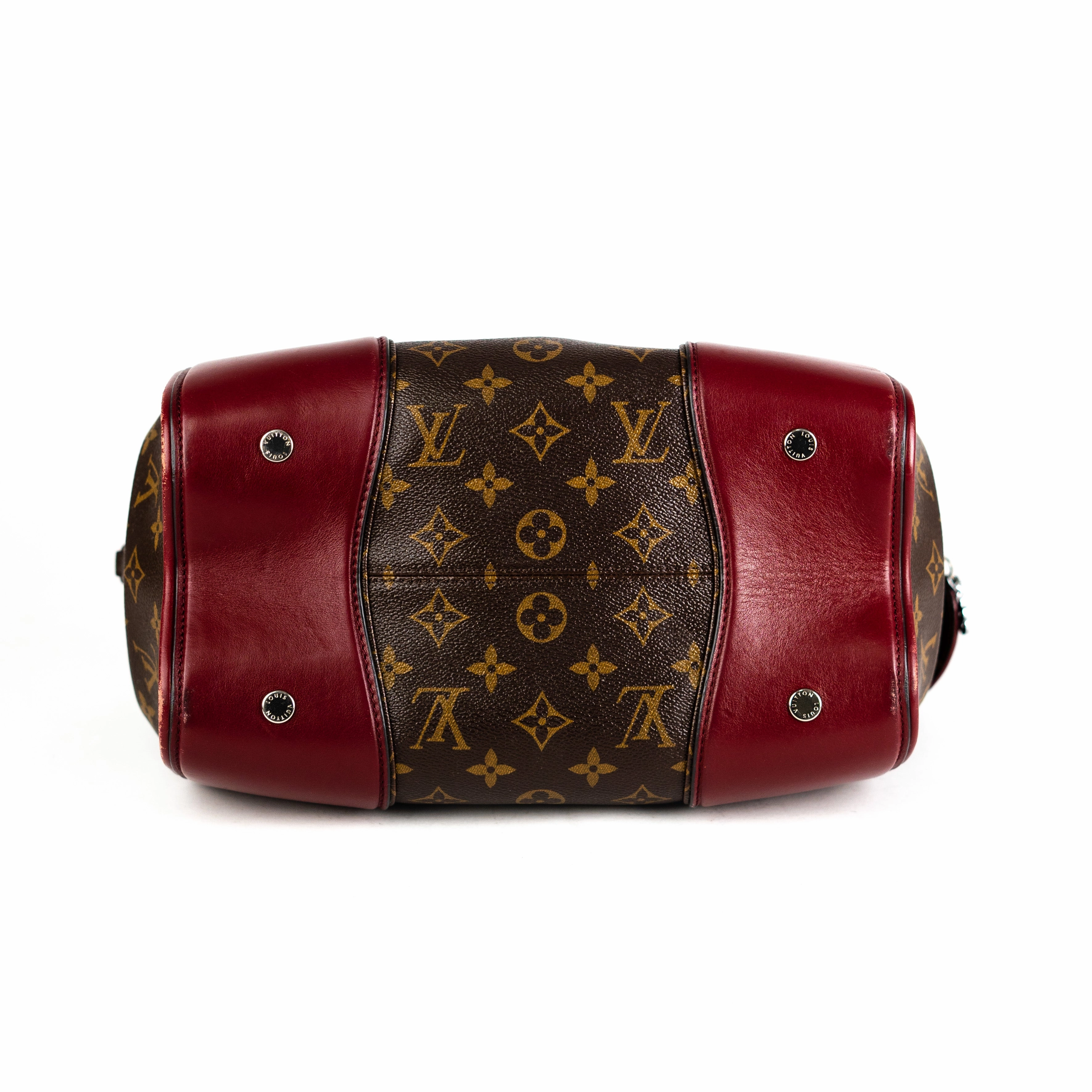 Louis Vuitton Monogram Shine Doc PM Bordeaux