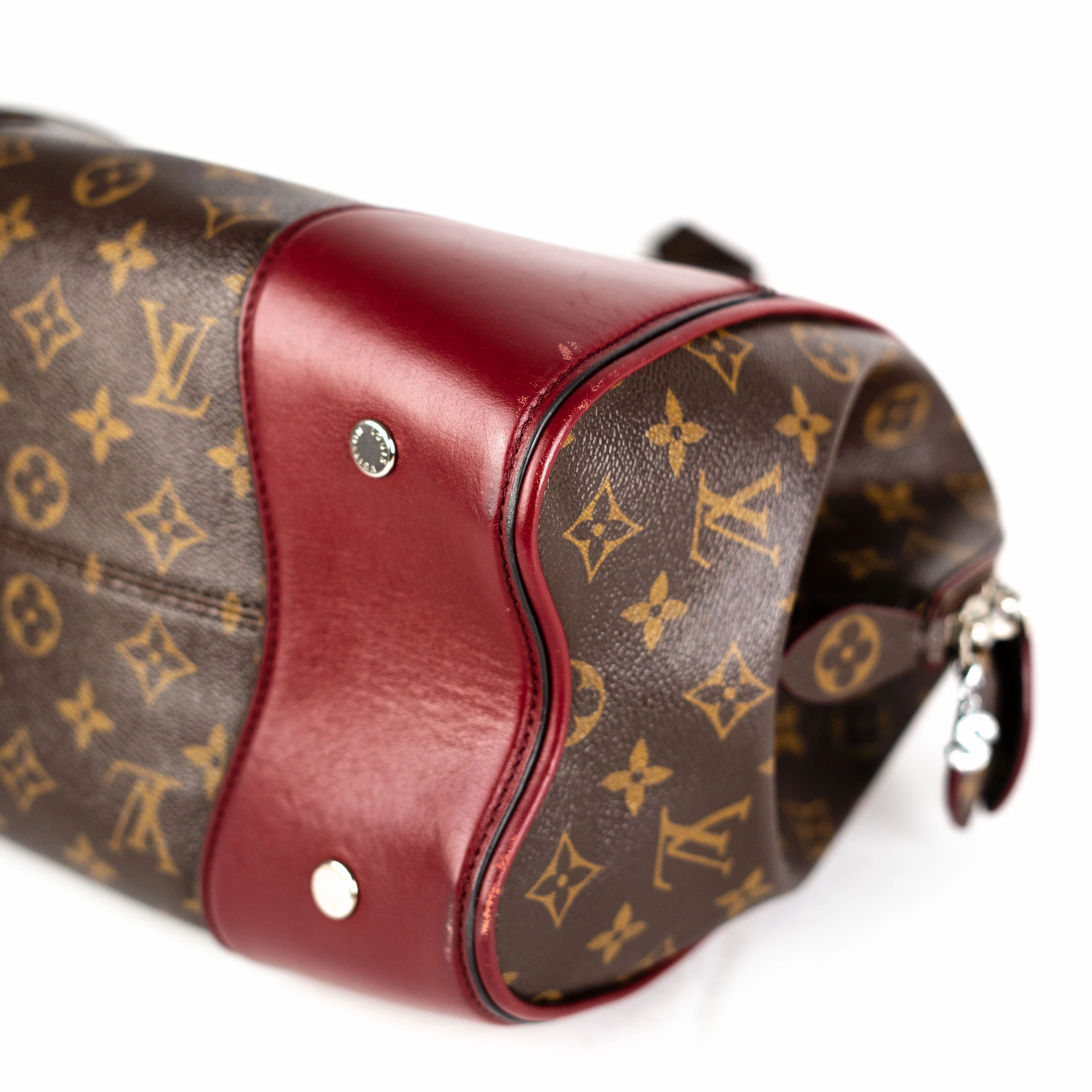 Louis Vuitton Monogram Shine Doc PM Bordeaux