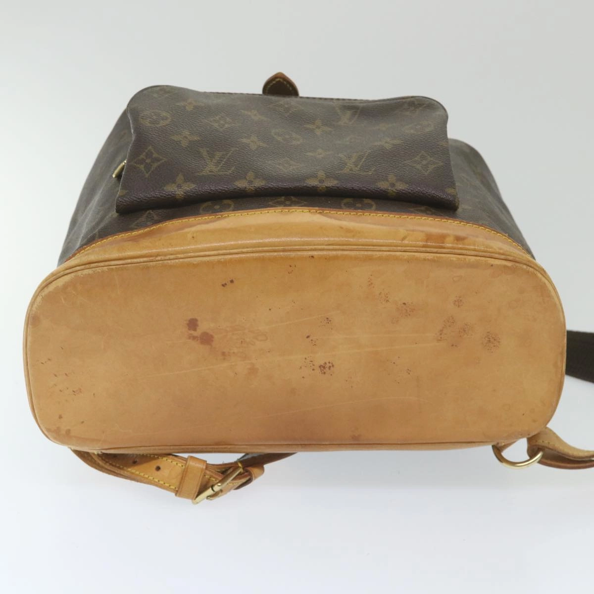 Louis Vuitton Montsouris Brown Canvas Backpack Bag