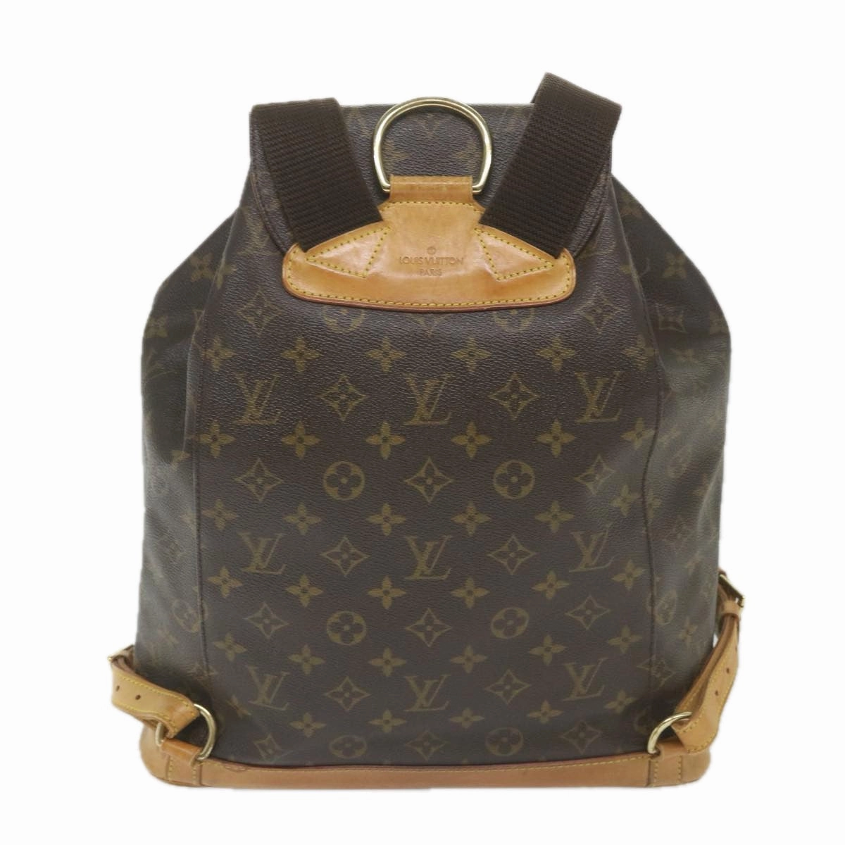 Louis Vuitton Montsouris Brown Canvas Backpack Bag