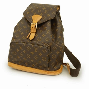 Louis Vuitton Montsouris  Canvas Backpack Bag ()