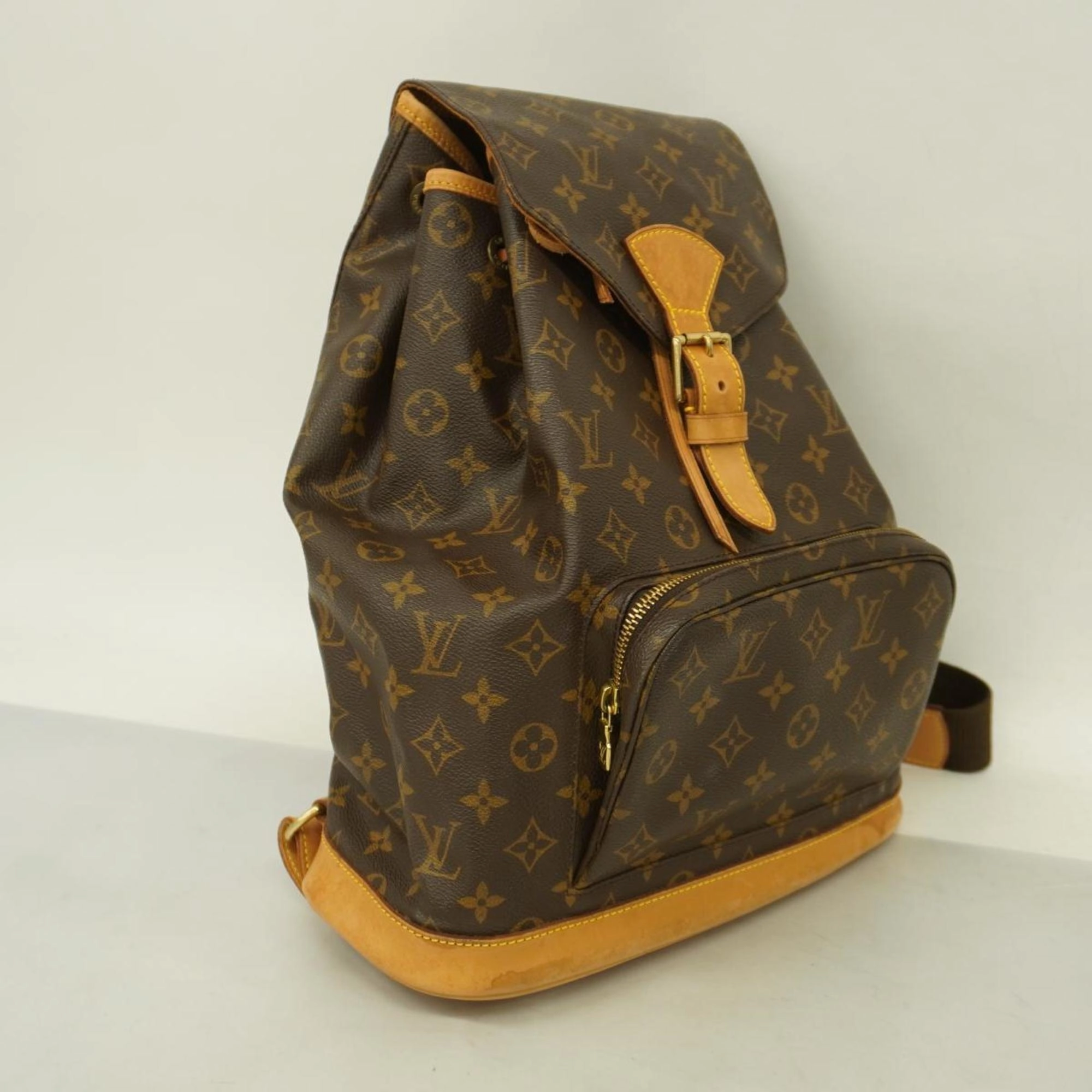 Louis Vuitton Montsouris  Canvas Backpack Bag ()