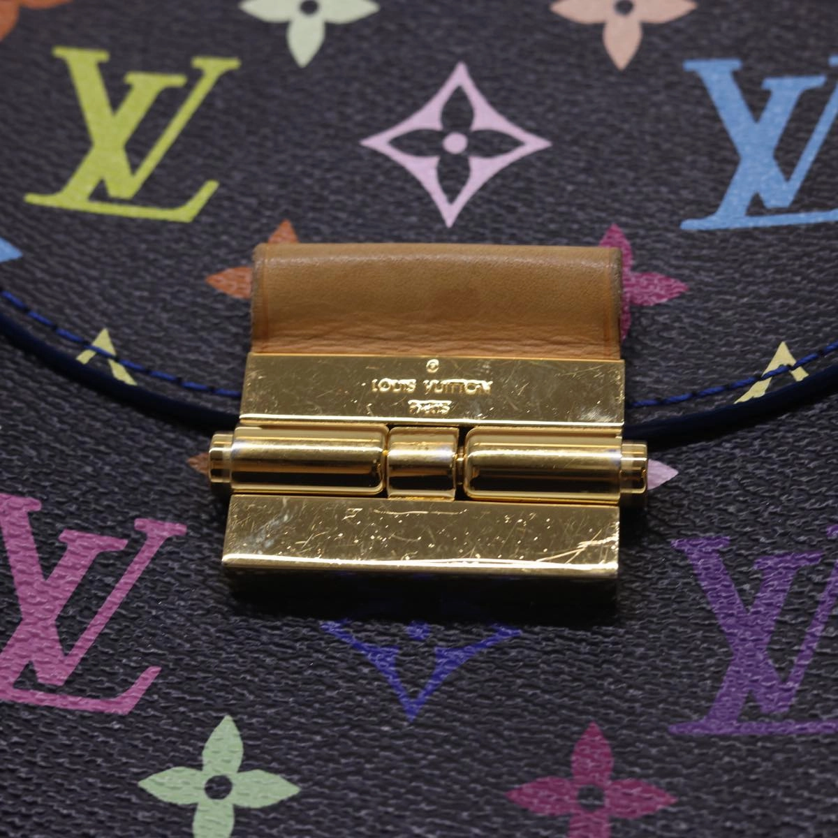 LOUIS VUITTON Multicolor Heart Breaker Shoulder Bag Black M40659 LV 40032A