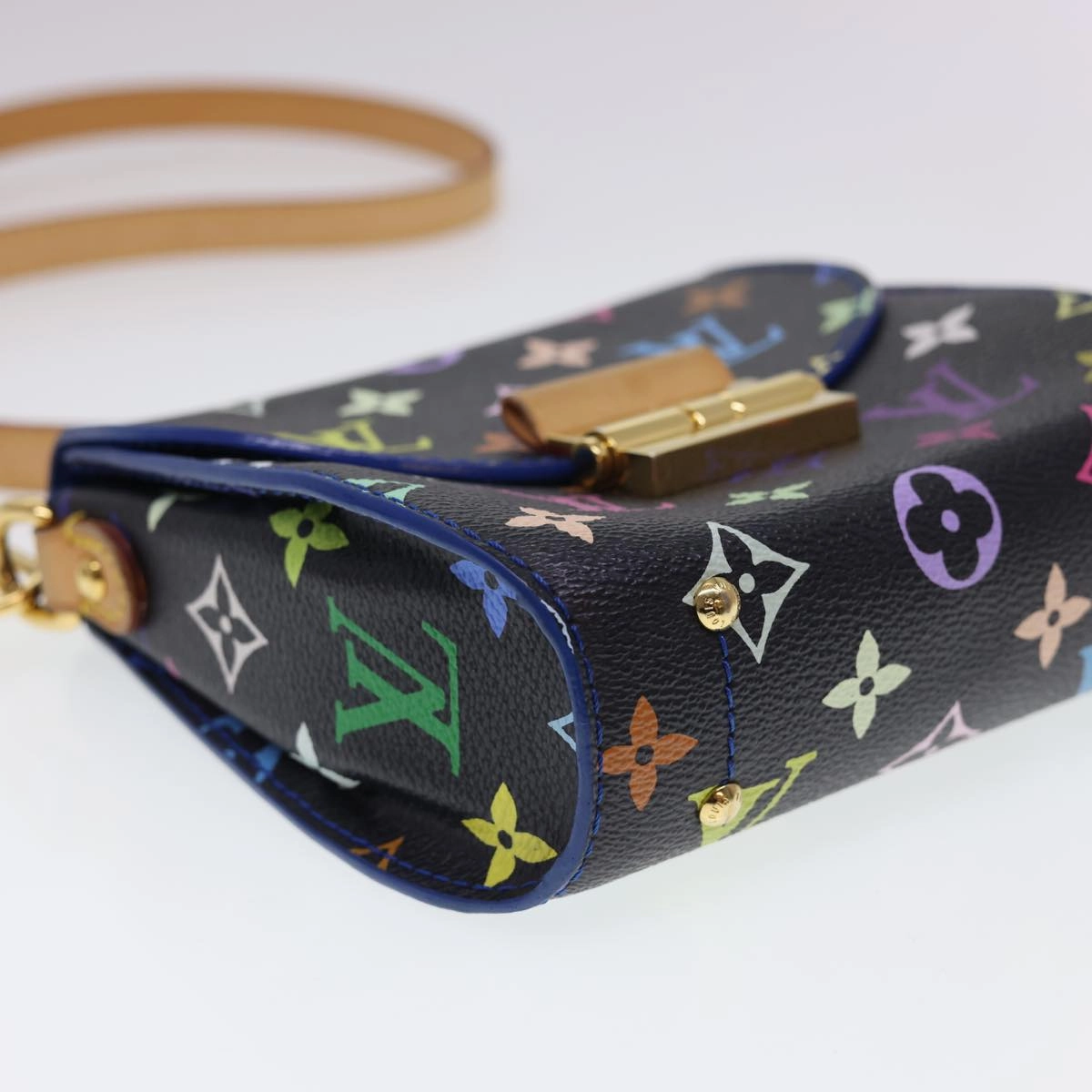 LOUIS VUITTON Multicolor Heart Breaker Shoulder Bag Black M40659 LV 40032A