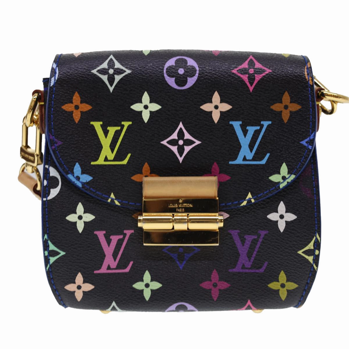 LOUIS VUITTON Multicolor Heart Breaker Shoulder Bag Black M40659 LV 40032A