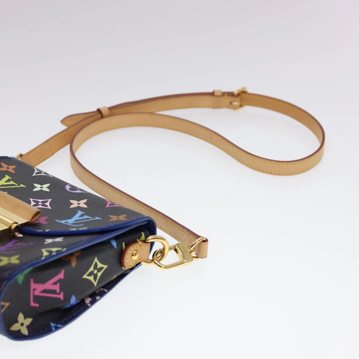 LOUIS VUITTON Multicolor Heart Breaker Shoulder Bag Black M40659 LV 40032A