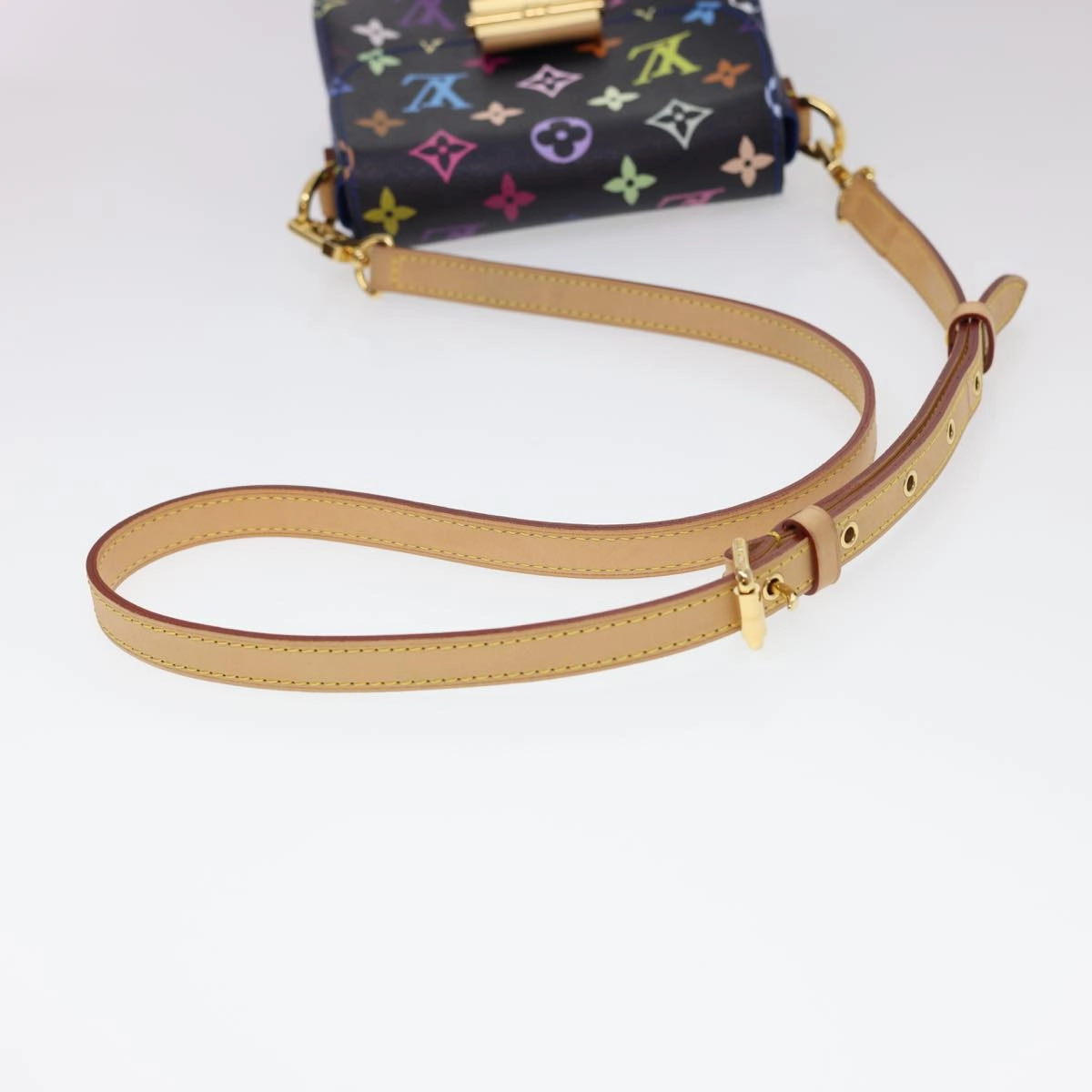 LOUIS VUITTON Multicolor Heart Breaker Shoulder Bag Black M40659 LV 40032A