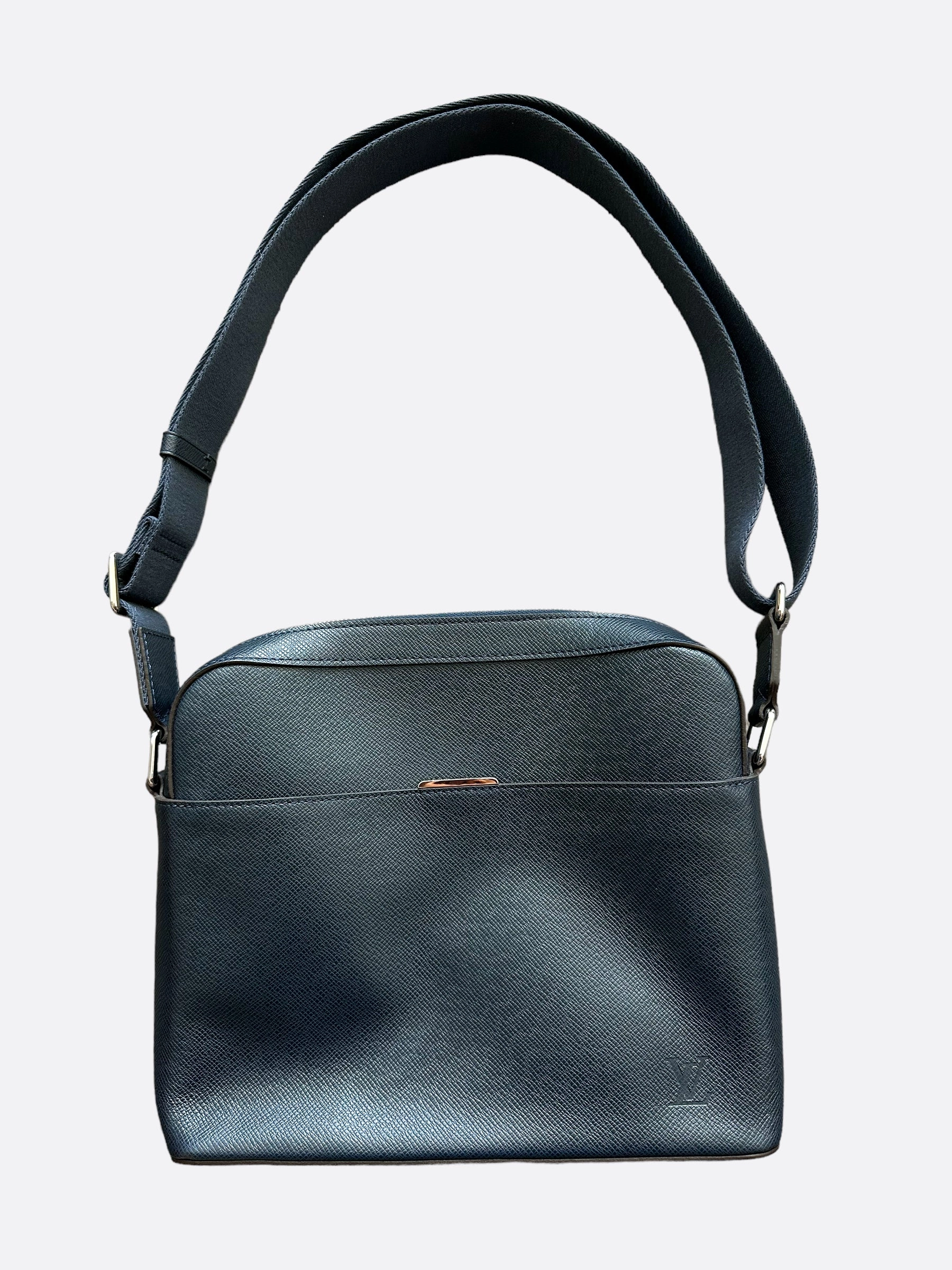 Louis Vuitton Navy Anton PM Messenger Bag