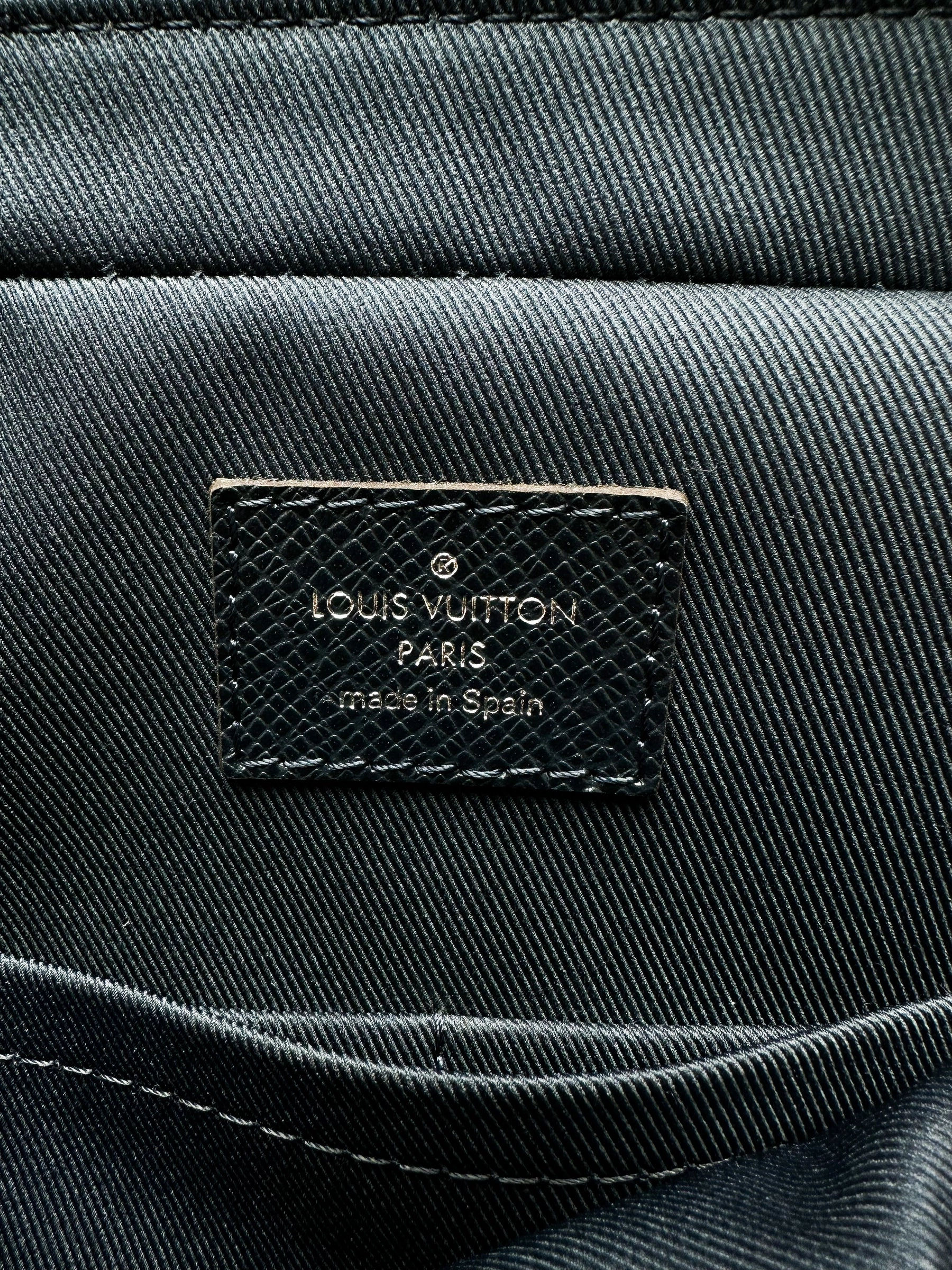 Louis Vuitton Navy Anton PM Messenger Bag