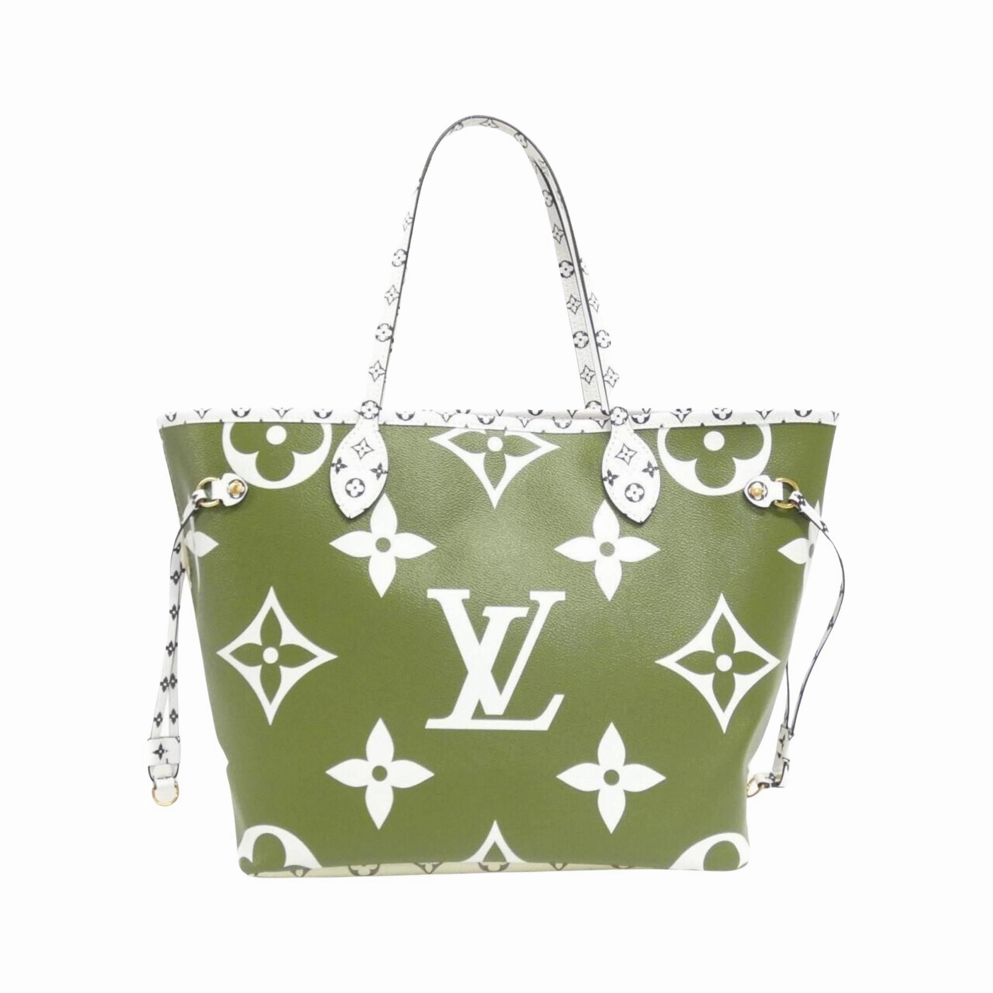 Louis Vuitton Neverfull Mm Leather Tote Bag (Pre-Owned)