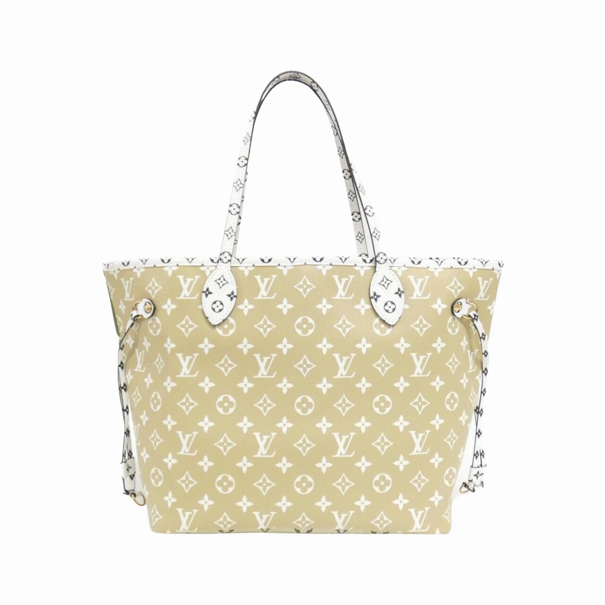 Louis Vuitton Neverfull Mm Leather Tote Bag (Pre-Owned)
