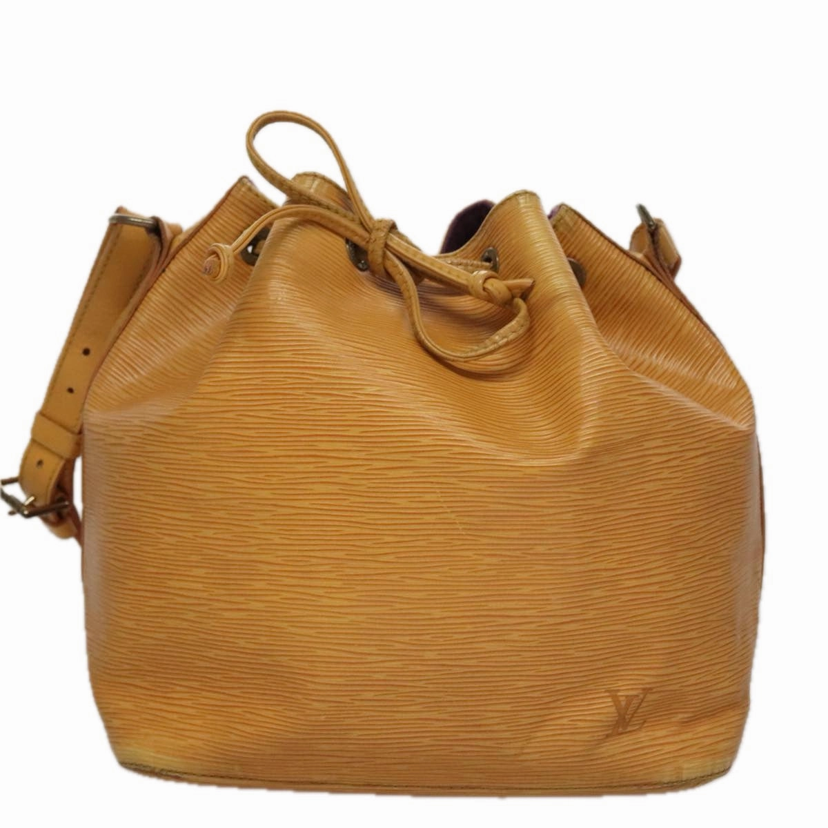 Louis Vuitton No Pm Brown Leather Shoulder Bag