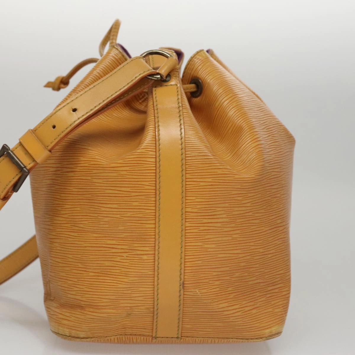 Louis Vuitton No Pm Brown Leather Shoulder Bag
