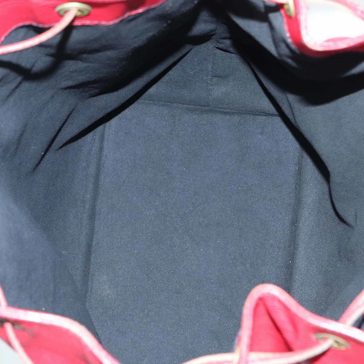 Louis Vuitton Noe Red Leather Shoulder Bag