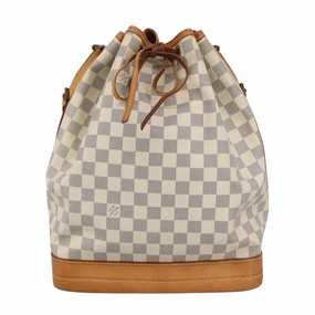 Louis Vuitton Noe White Canvas Shoulder Bag