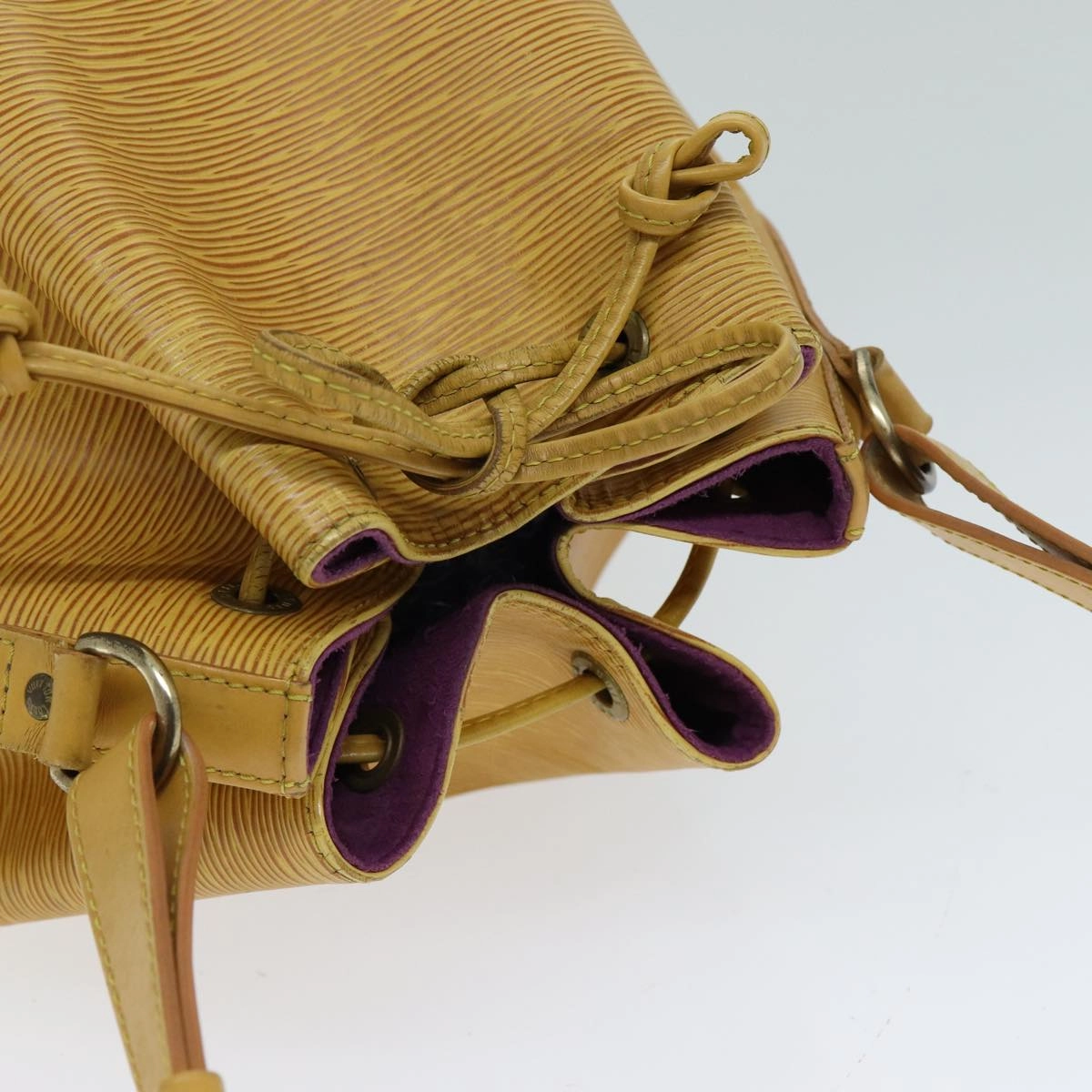 Louis Vuitton Noe Yellow Leather Shoulder Bag