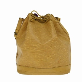 Louis Vuitton Noe Yellow Leather Shoulder Bag
