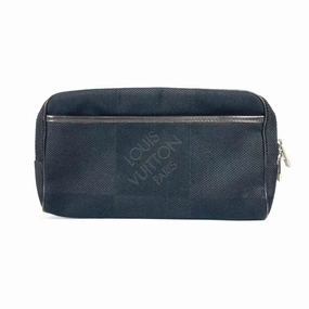 Louis Vuitton Noir Damier Geant Fanny Pack Shoulder Bag Sling Bag (Pre-Owned)