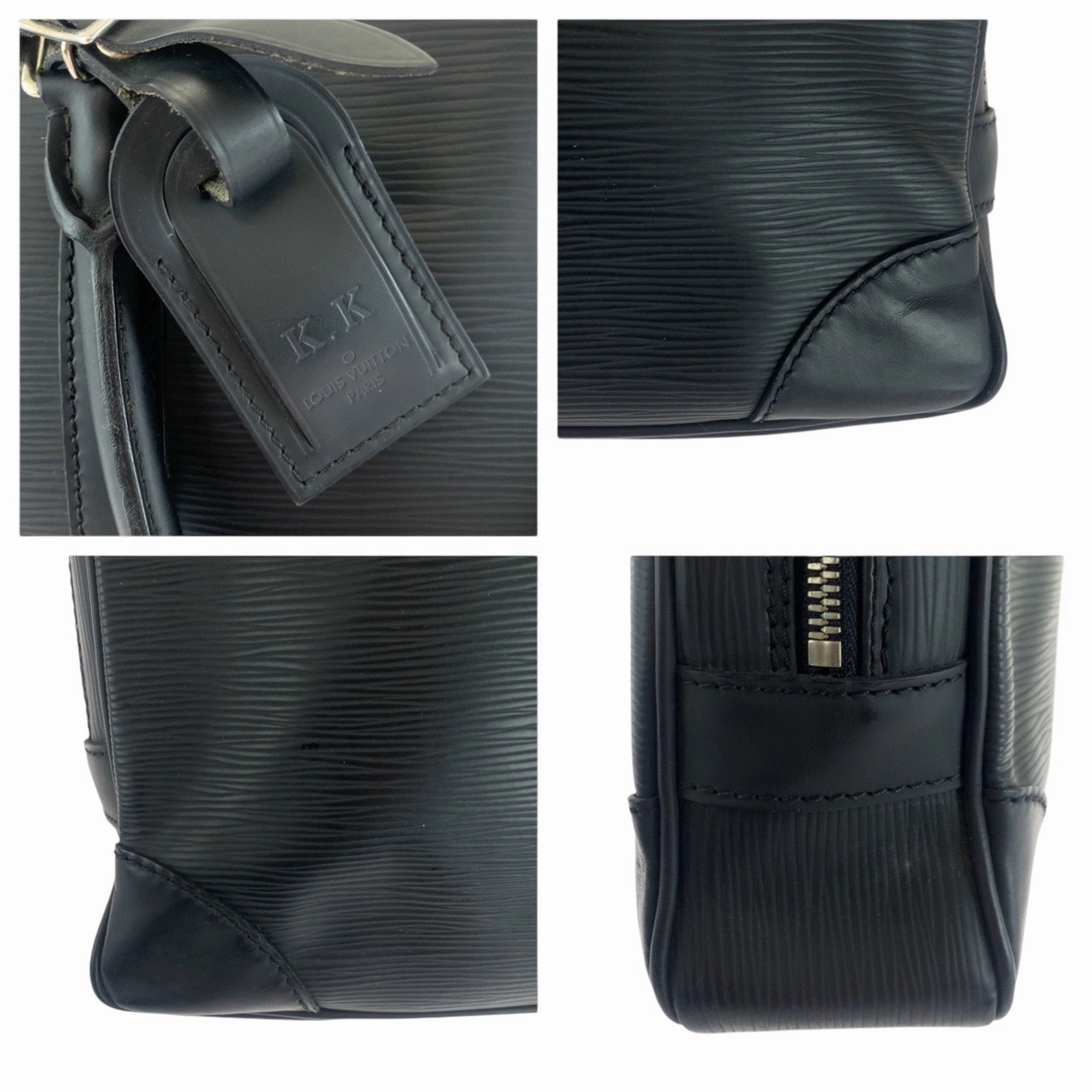 Louis Vuitton Noir Epi Leather Handbag (Pre-Owned)