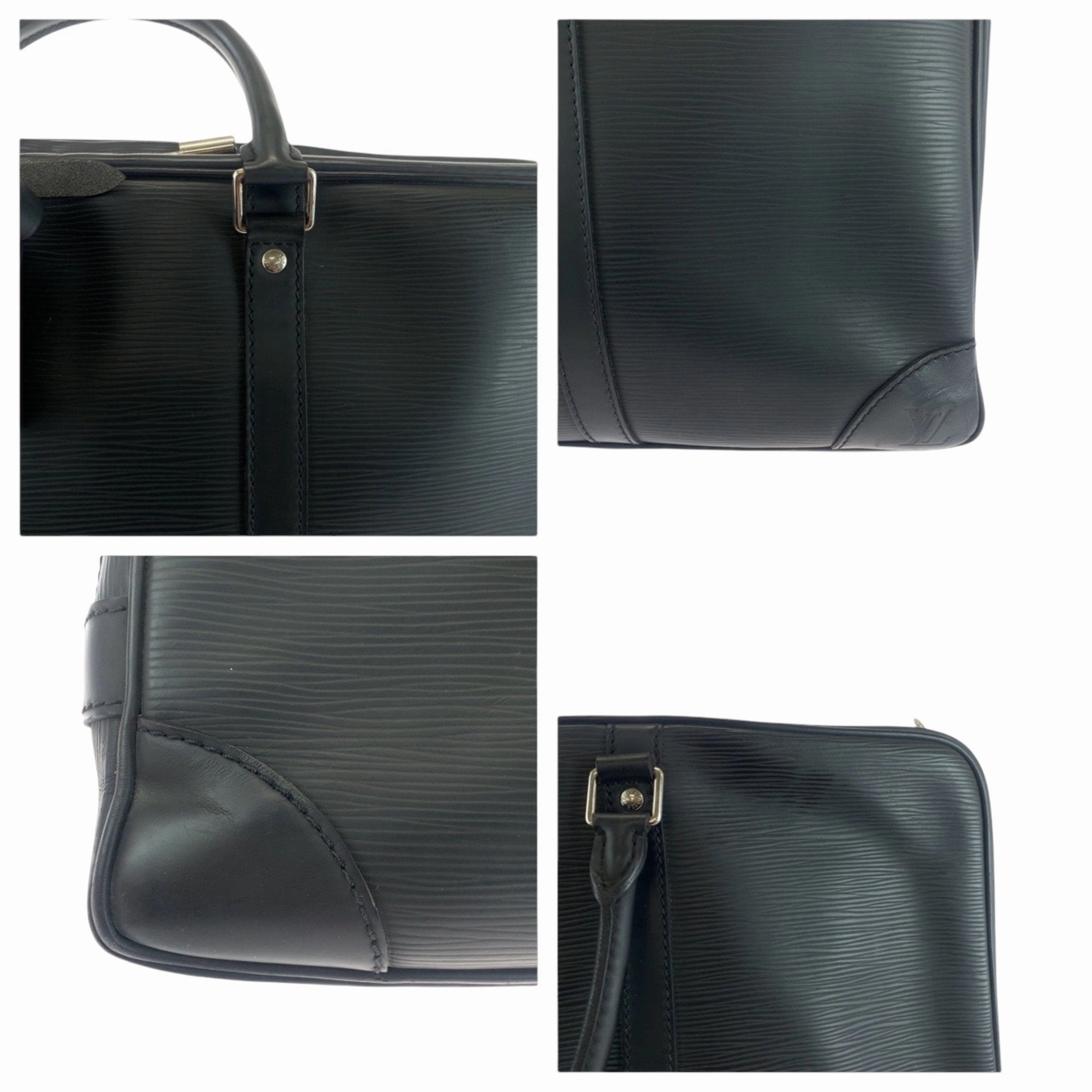 Louis Vuitton Noir Epi Leather Handbag (Pre-Owned)