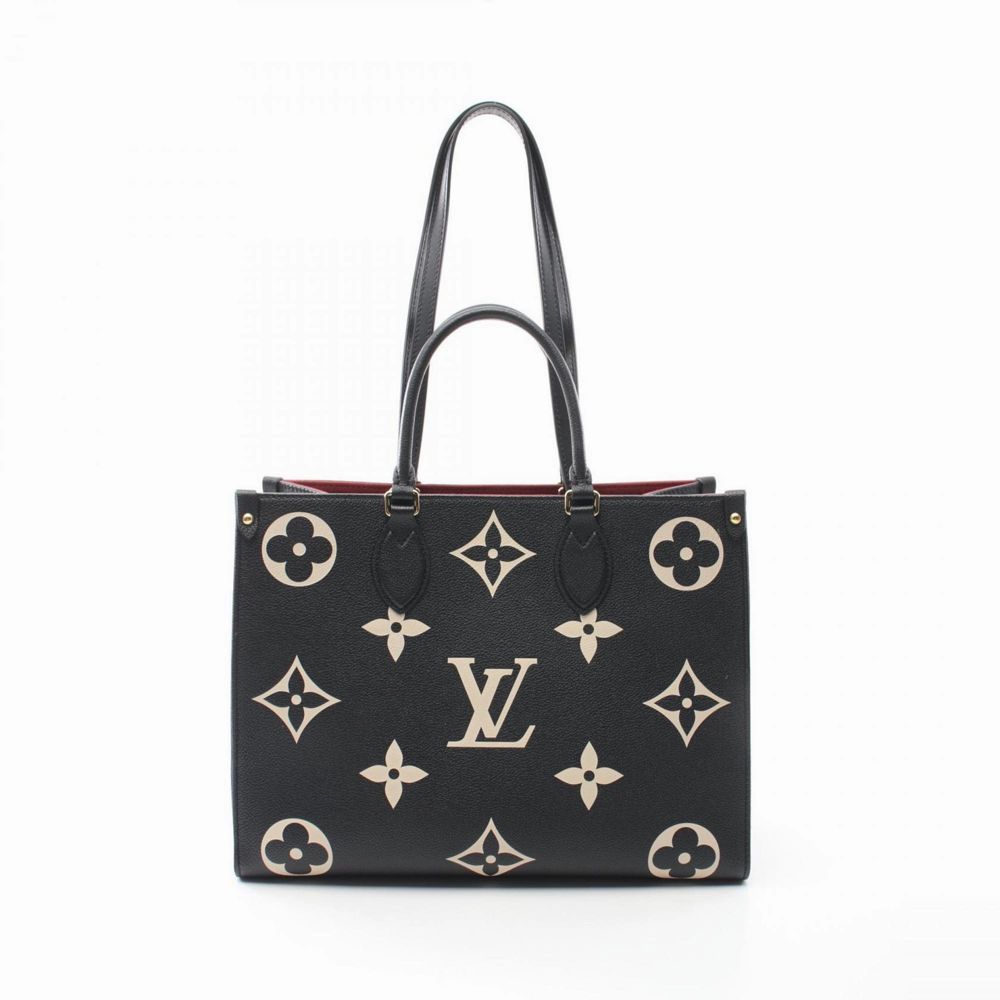 Louis Vuitton  Noir Monogram Empreinte Leather Tote Bag (Pre-Owned)