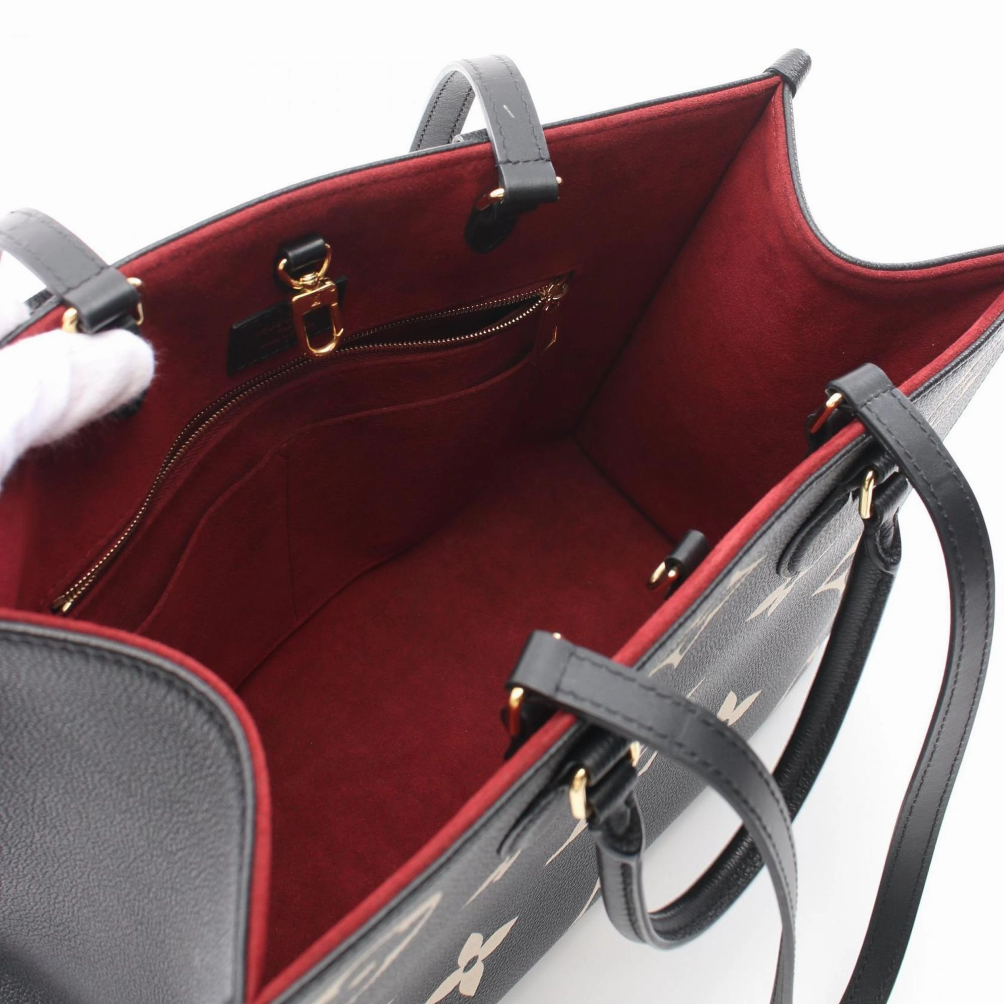 Louis Vuitton  Noir Monogram Empreinte Leather Tote Bag (Pre-Owned)