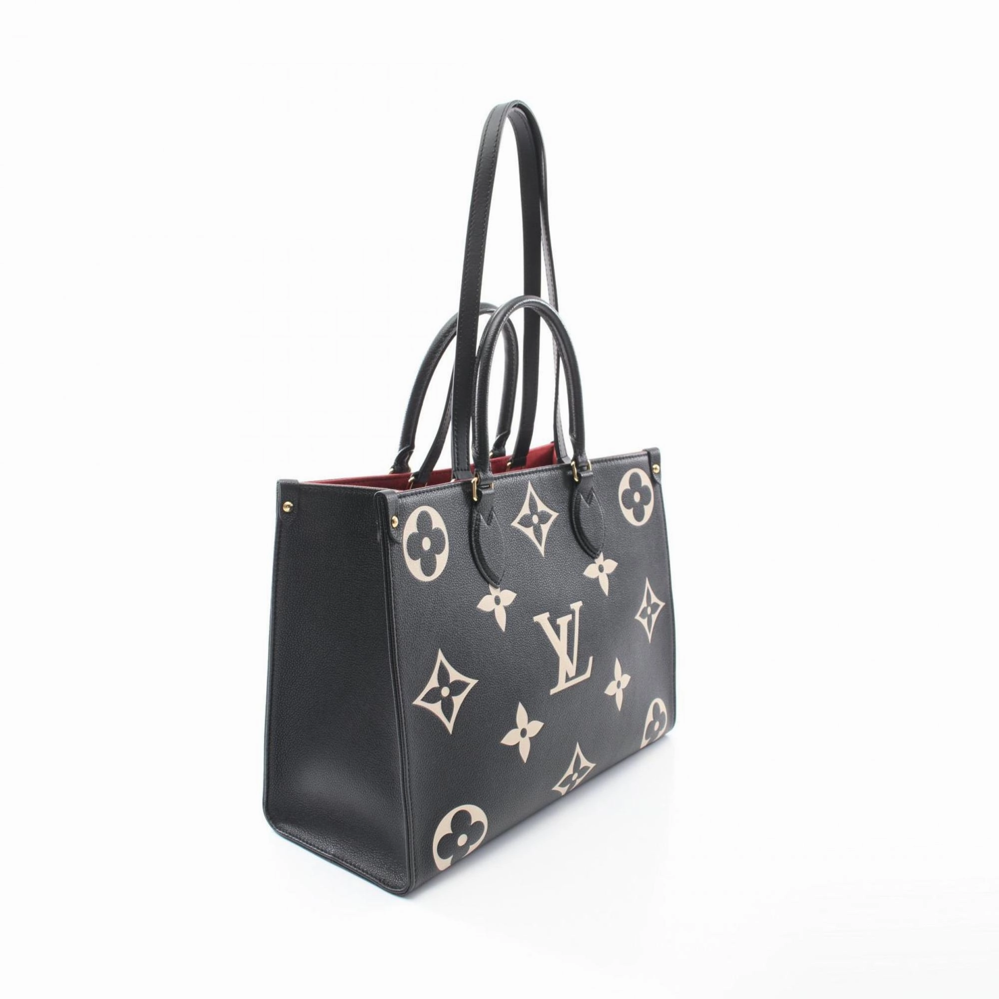 Louis Vuitton  Noir Monogram Empreinte Leather Tote Bag (Pre-Owned)