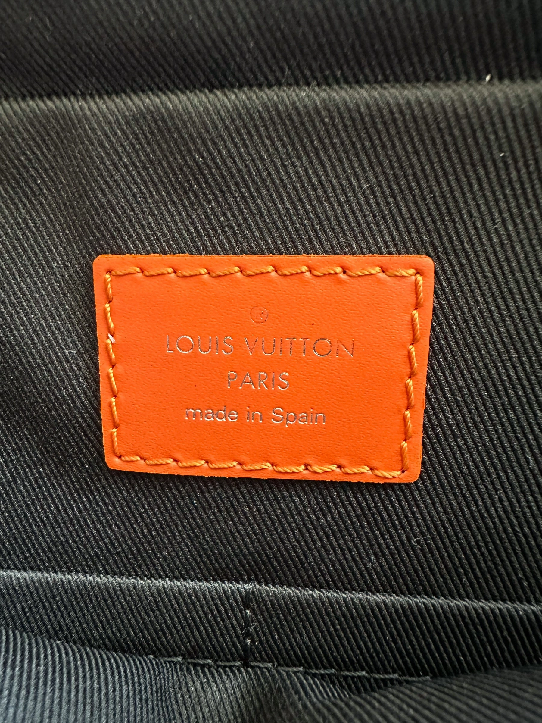 Louis Vuitton Orange Giant Damier Graphite Alpha Messenger Bag
