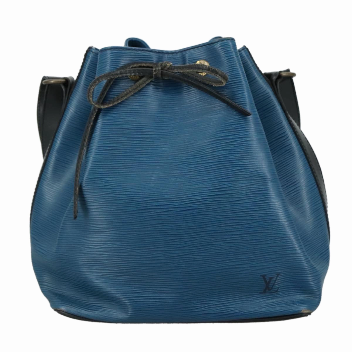Louis Vuitton Petit No Blue Leather Shoulder Bag