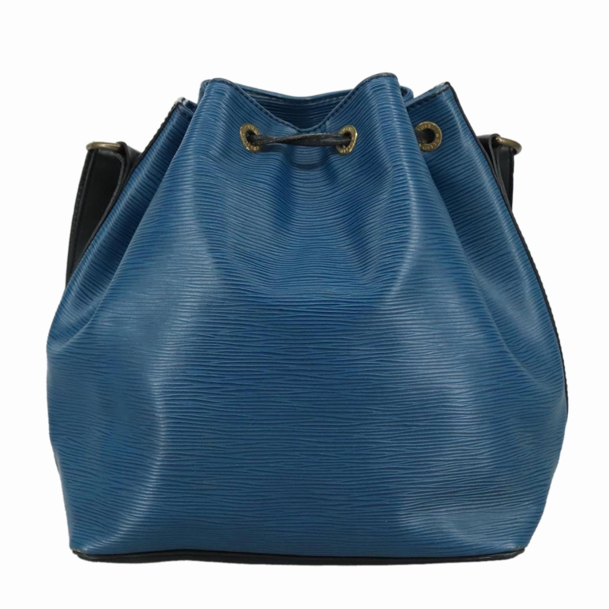 Louis Vuitton Petit No Blue Leather Shoulder Bag