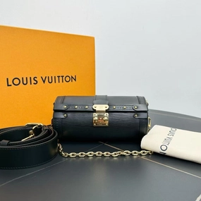Louis Vuitton Petite Malle Black Shoulder Bag
