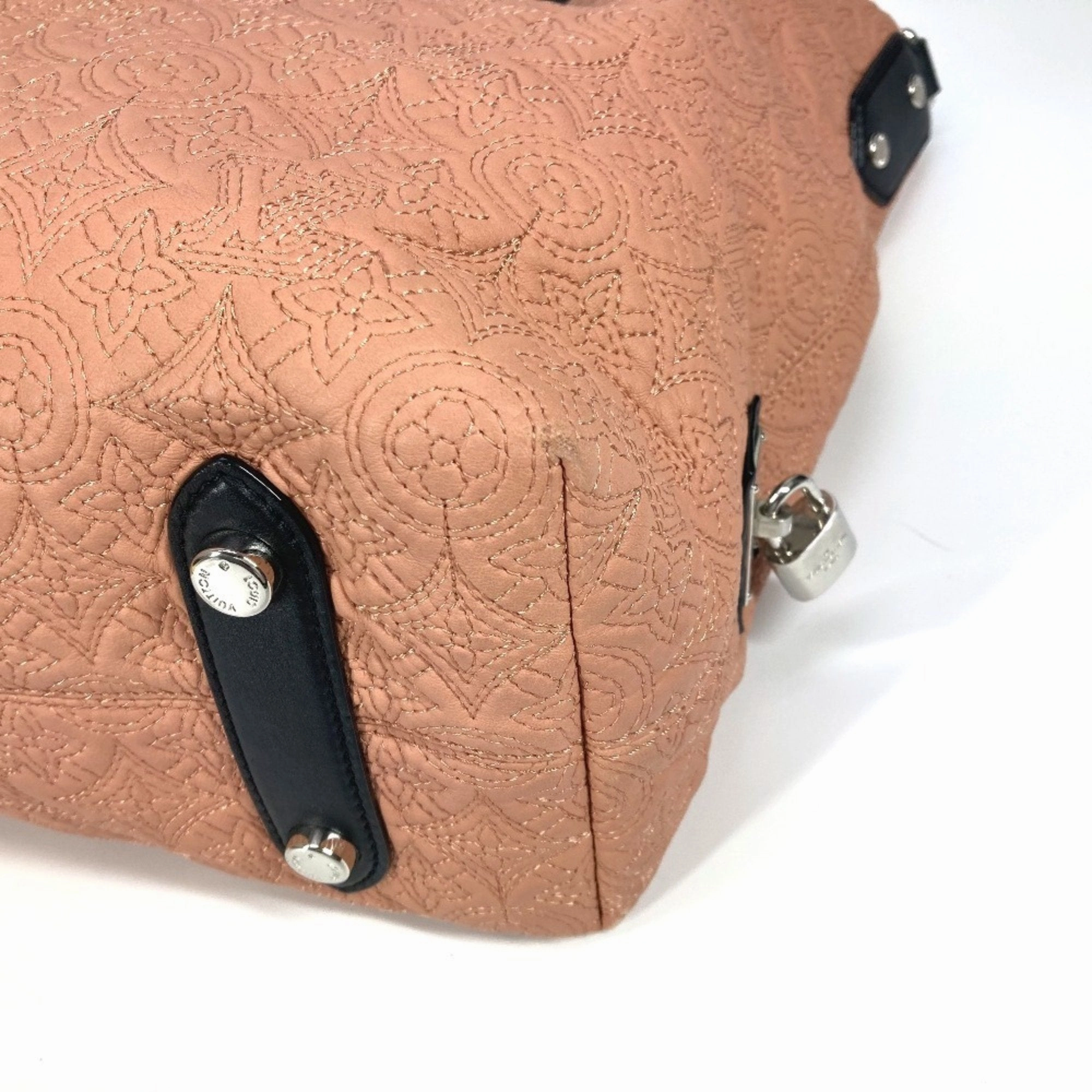 Louis Vuitton pink Leather Shoulder Bag Tote Bag (Pre-Owned)