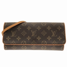 Louis Vuitton Pochette Twin Gm  Canvas Shoulder Bag ()