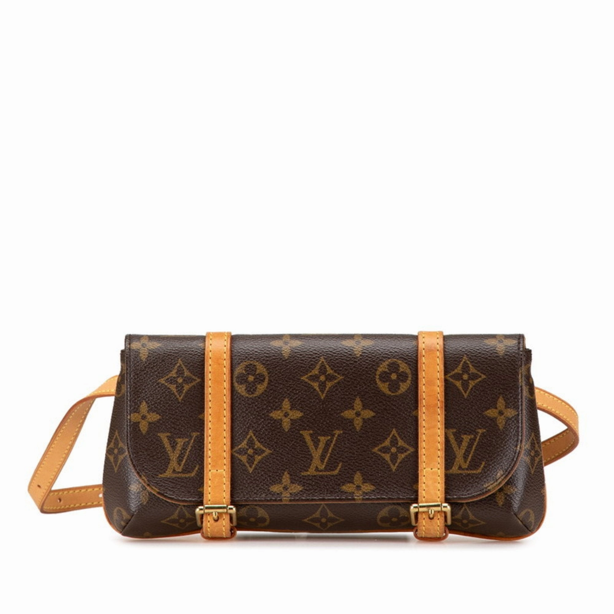 Louis Vuitton Pvc Leather Pochette Sling Bag (Pre-Owned)