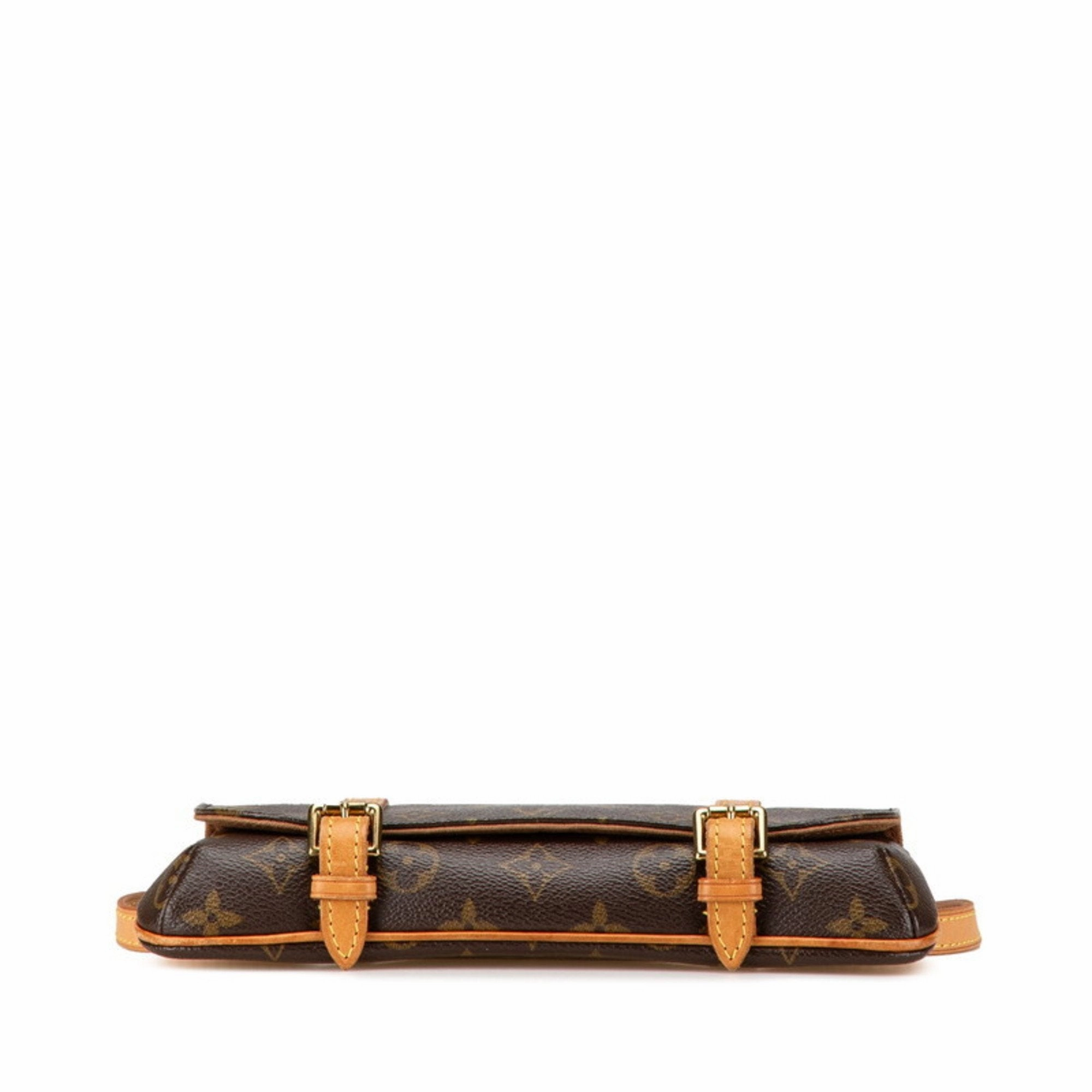 Louis Vuitton Pvc Leather Pochette Sling Bag (Pre-Owned)