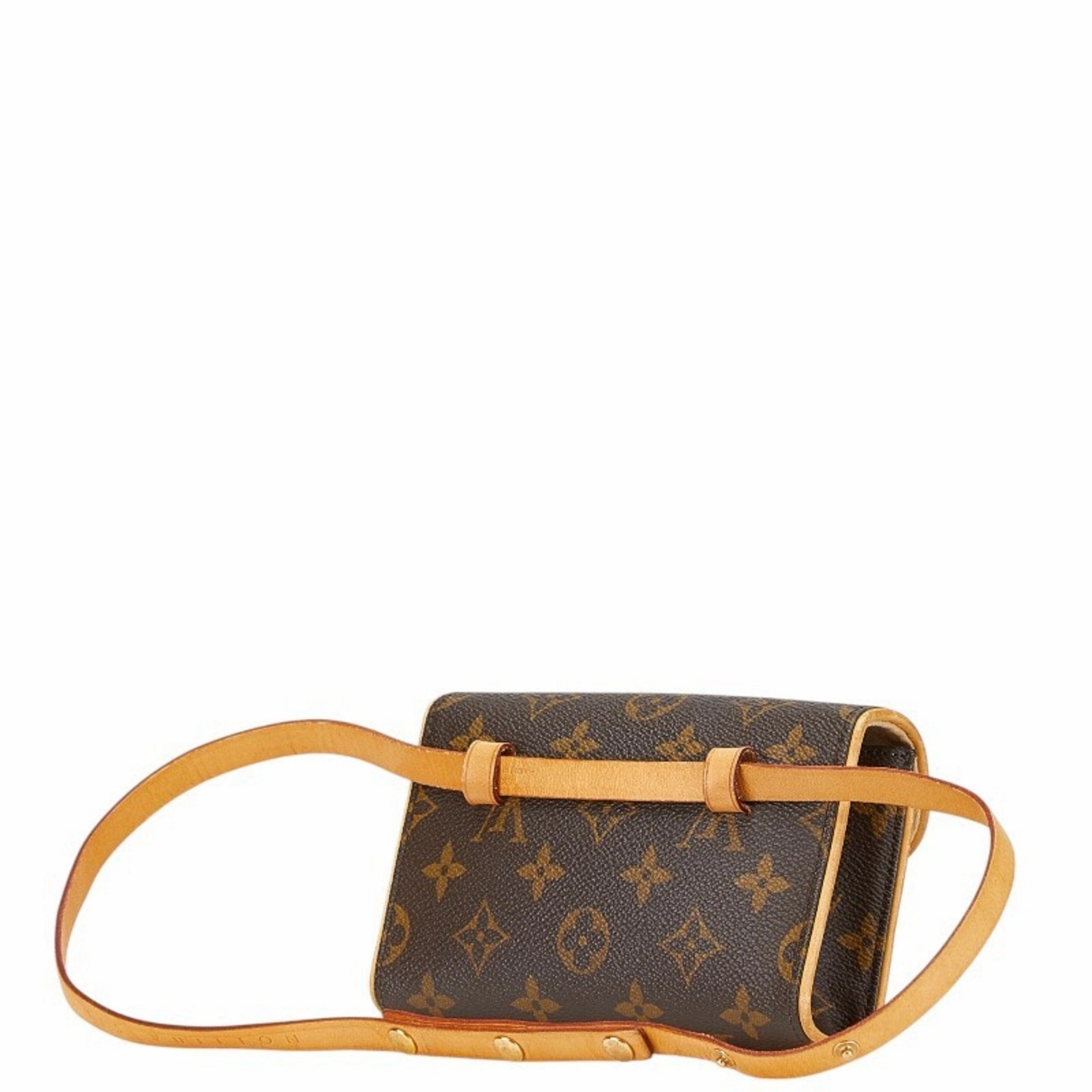 Louis Vuitton Pvc Leather Pochette Sling Bag (Pre-Owned)