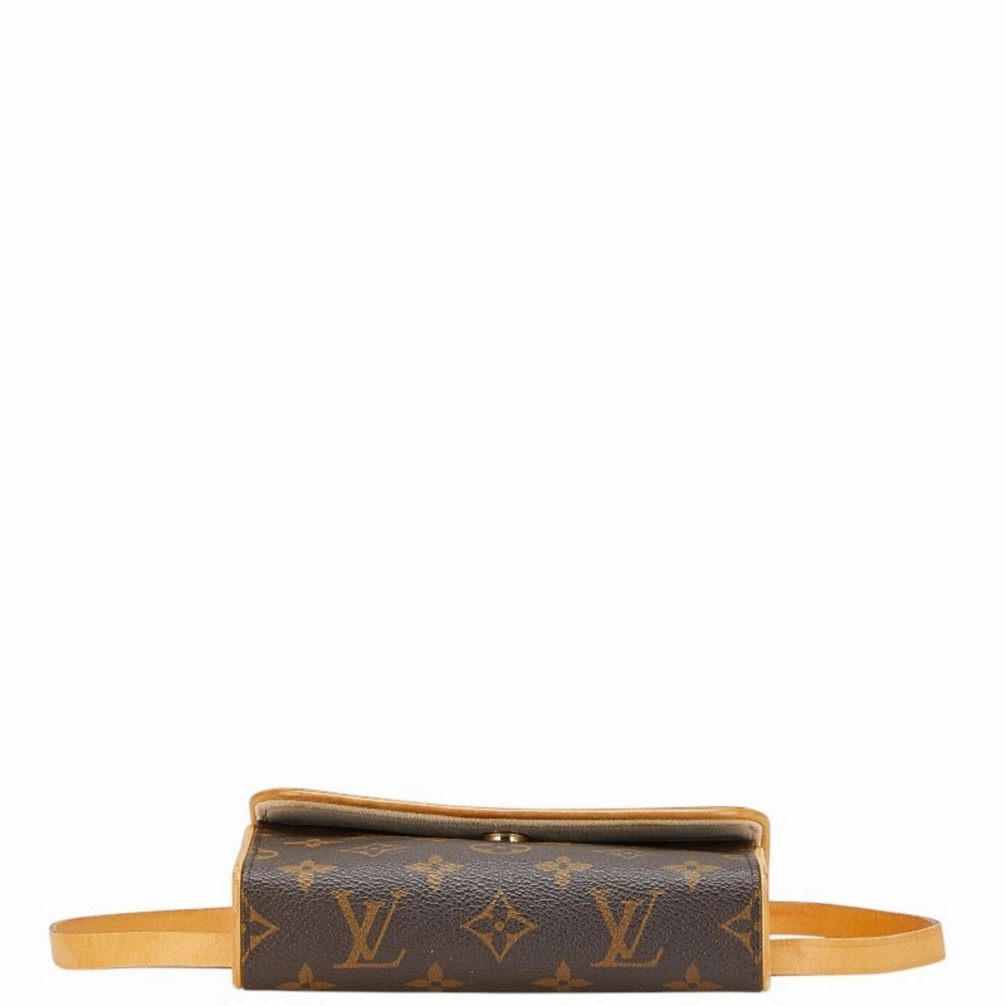 Louis Vuitton Pvc Leather Pochette Sling Bag (Pre-Owned)