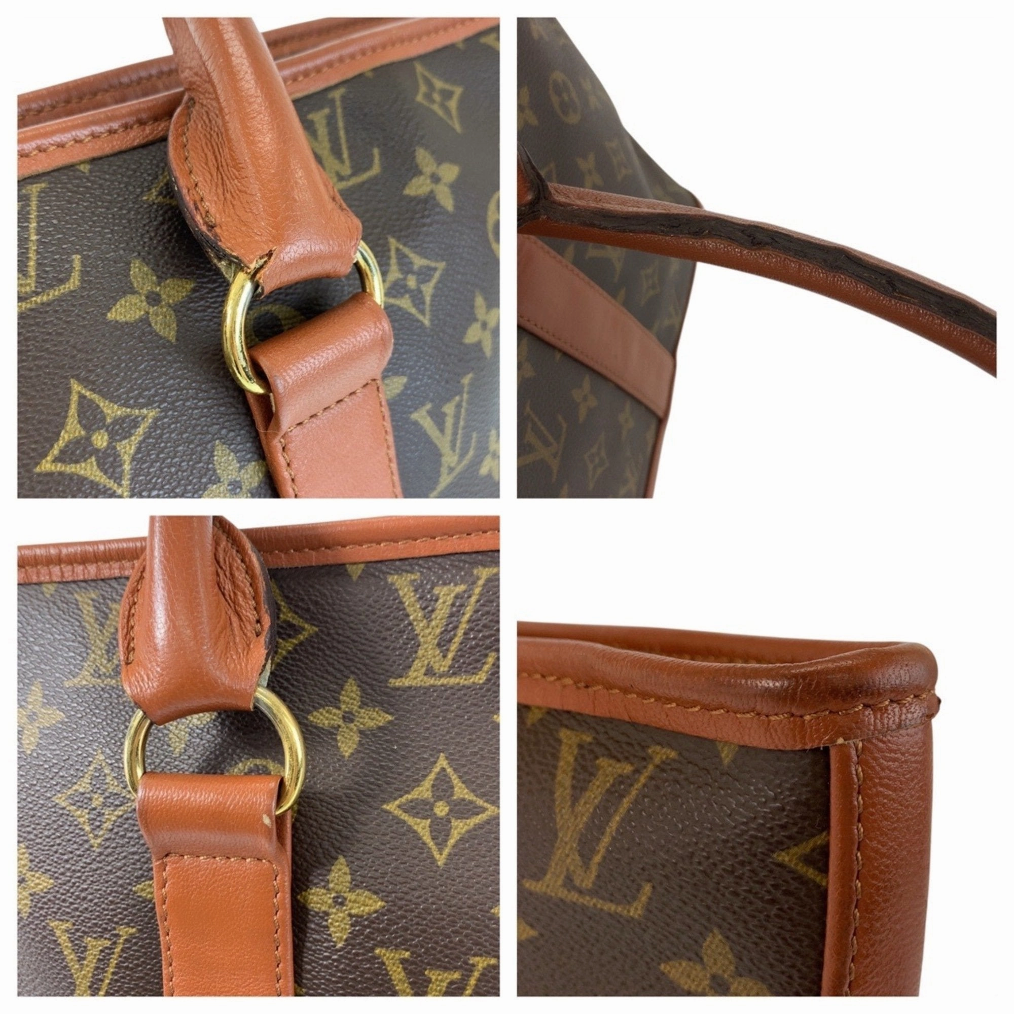 Louis Vuitton Pvc Leather Shoulder Bag Tote Bag (Pre-Owned)