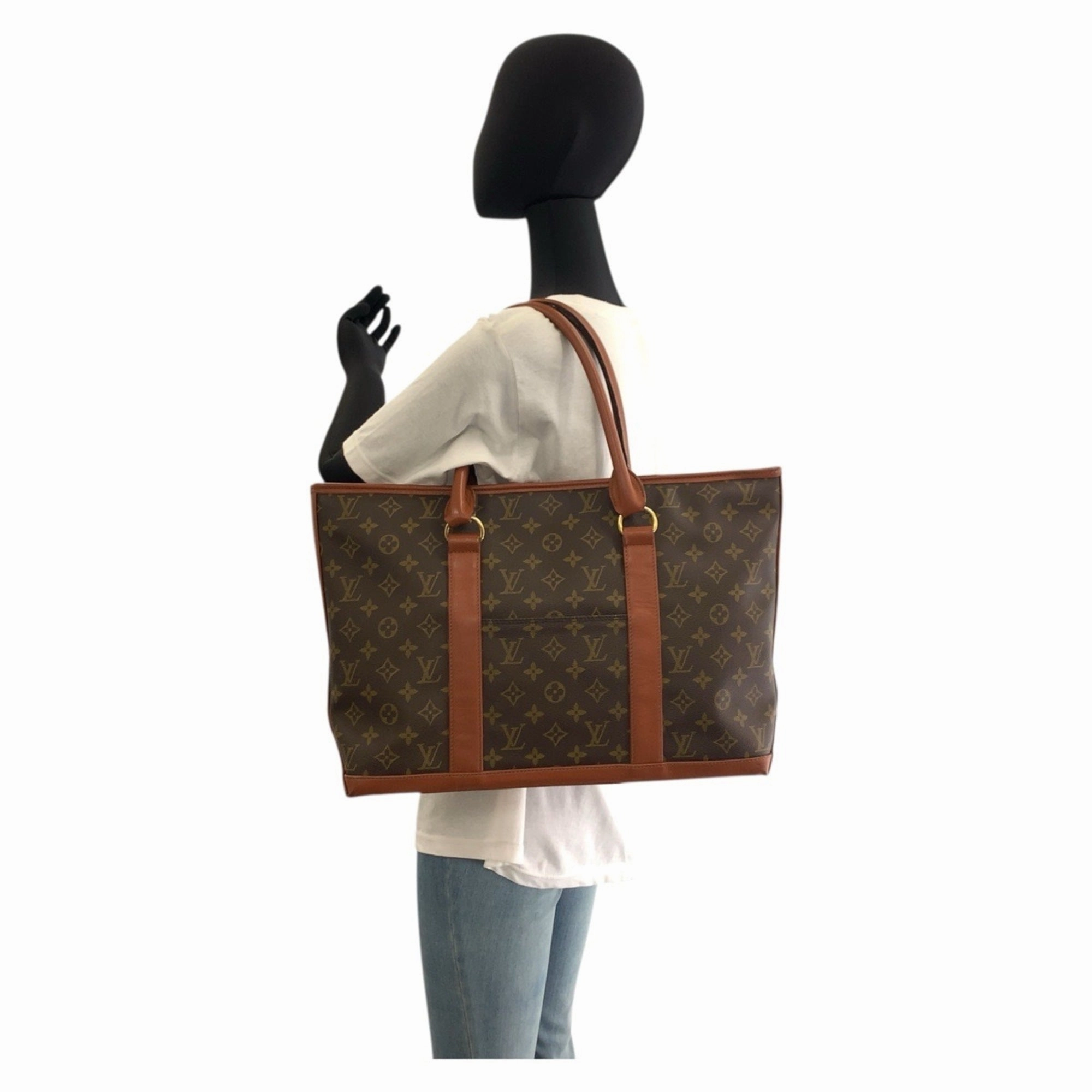 Louis Vuitton Pvc Leather Shoulder Bag Tote Bag (Pre-Owned)