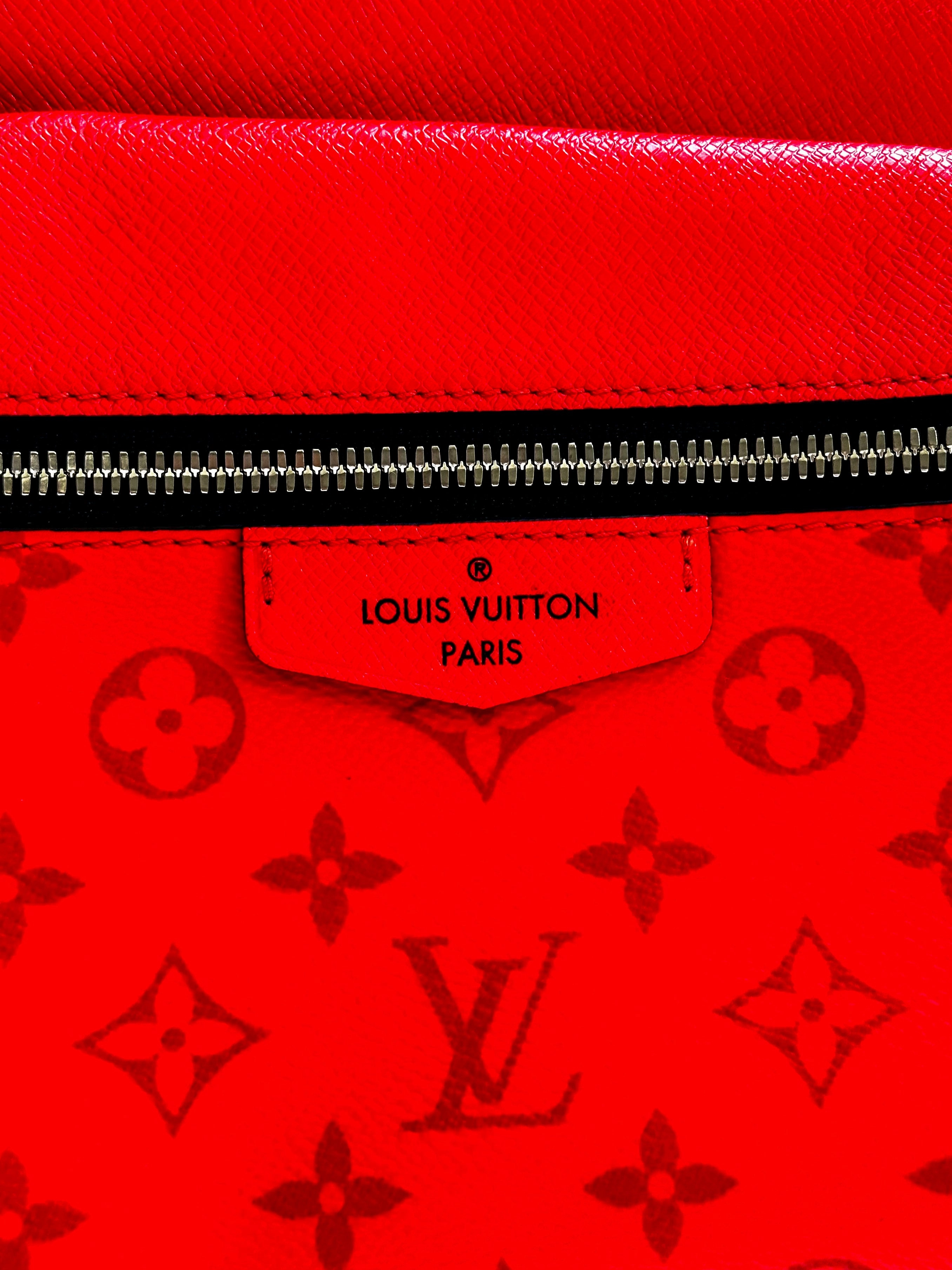 Louis Vuitton Red Monogram Outdoor Messenger Bag