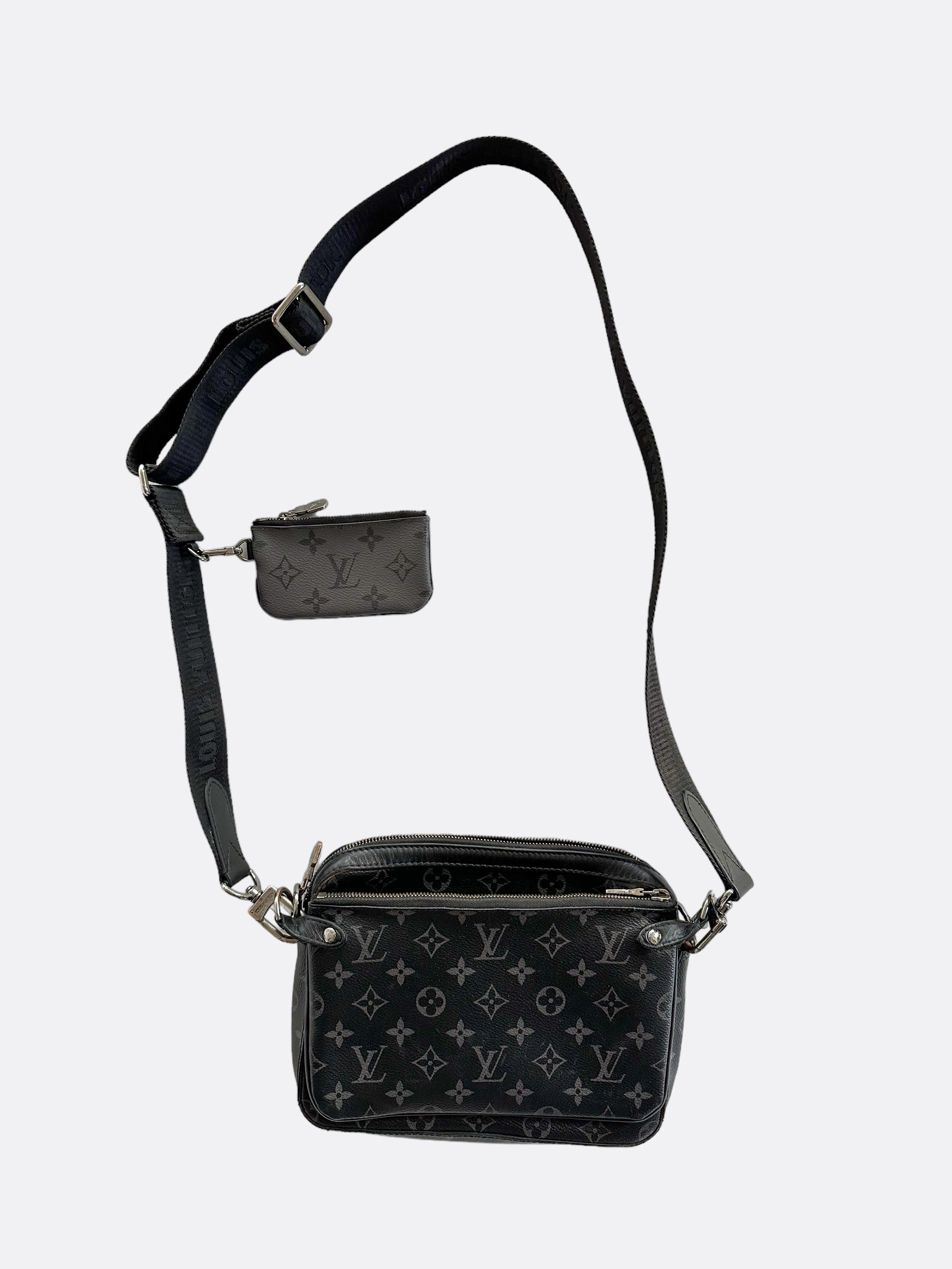 Louis Vuitton Reverse Monogram Eclipse Trio Messenger Bag