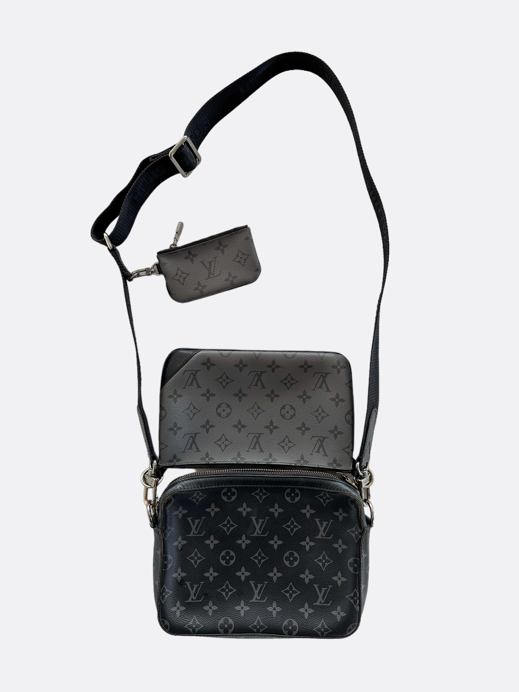 Louis Vuitton Reverse Monogram Eclipse Trio Messenger Bag
