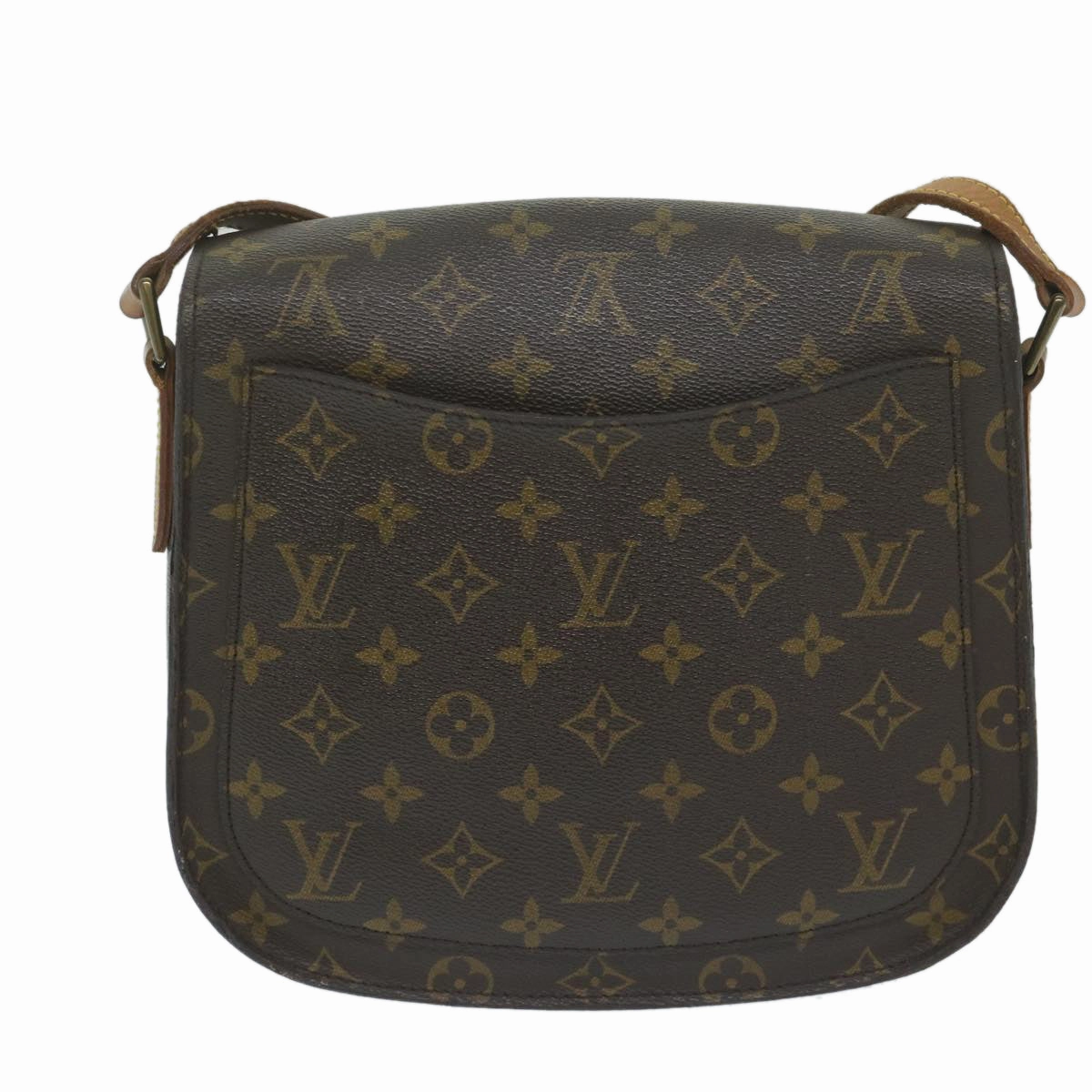 Louis Vuitton Saint Cloud Brown Canvas Shoulder Bag