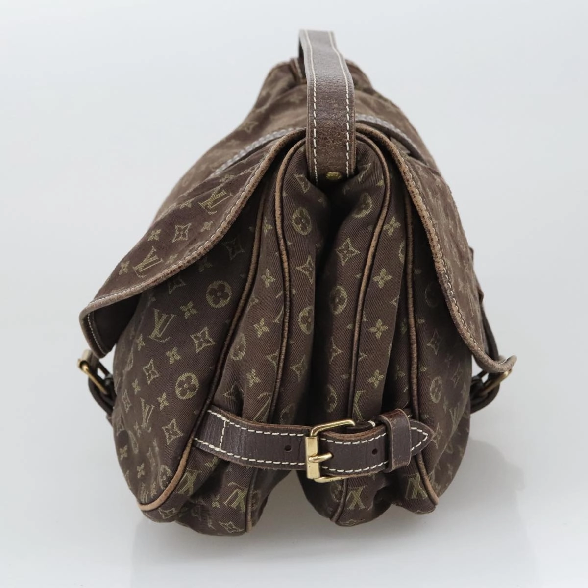 Louis Vuitton Saumur 30 Brown Canvas Shoulder Bag