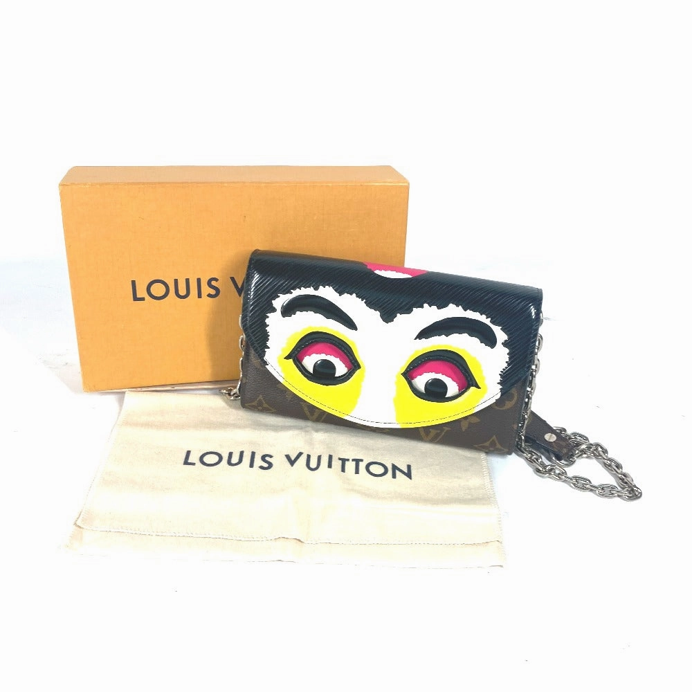 LOUIS VUITTON Shoulder Bag M43532 Monogram canvas, leather Brown Epi Monogram Kansai Yamamoto pochette kabuki mask