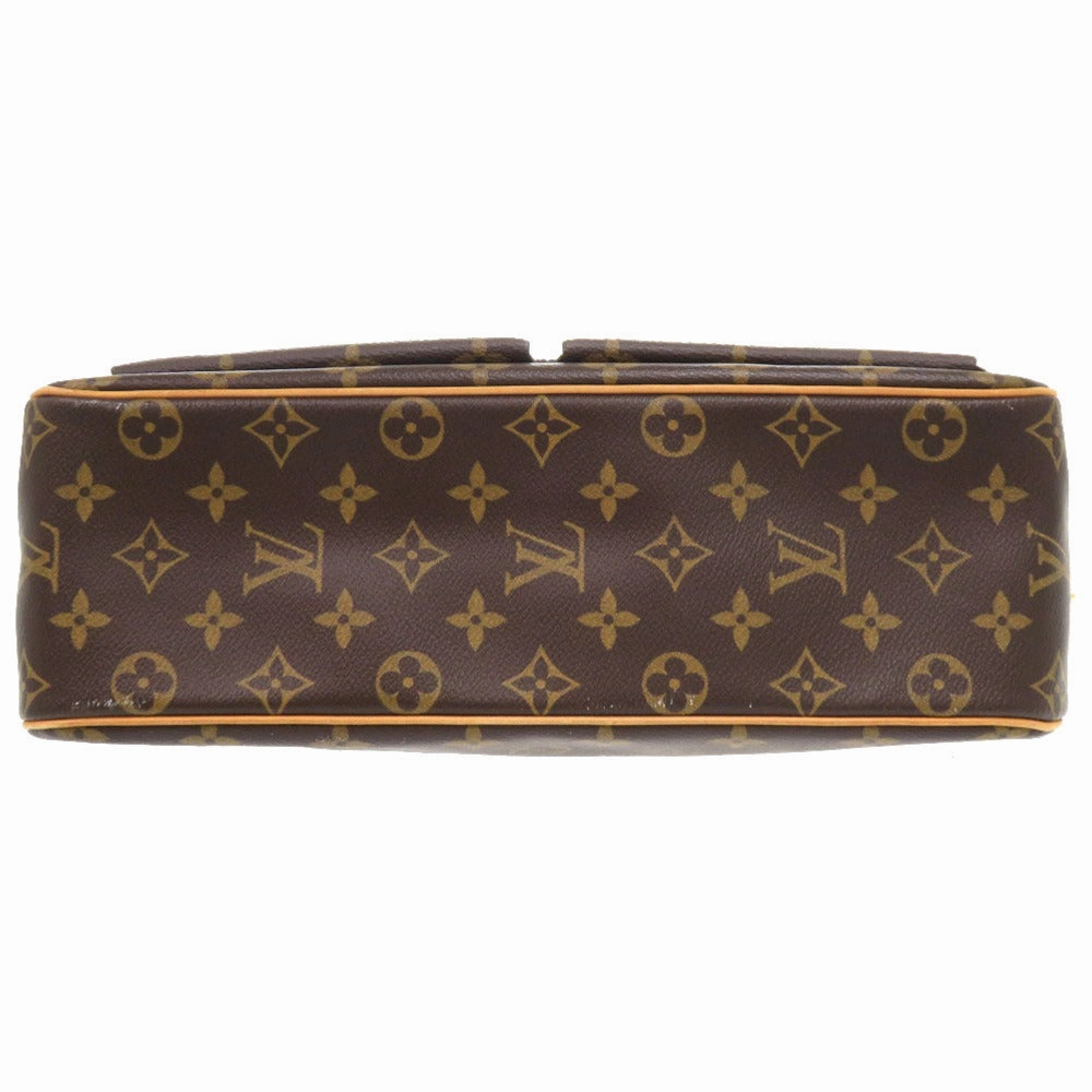 LOUIS VUITTON Shoulder Bag M51163 Monogram canvas Brown Monogram Vivasite GM