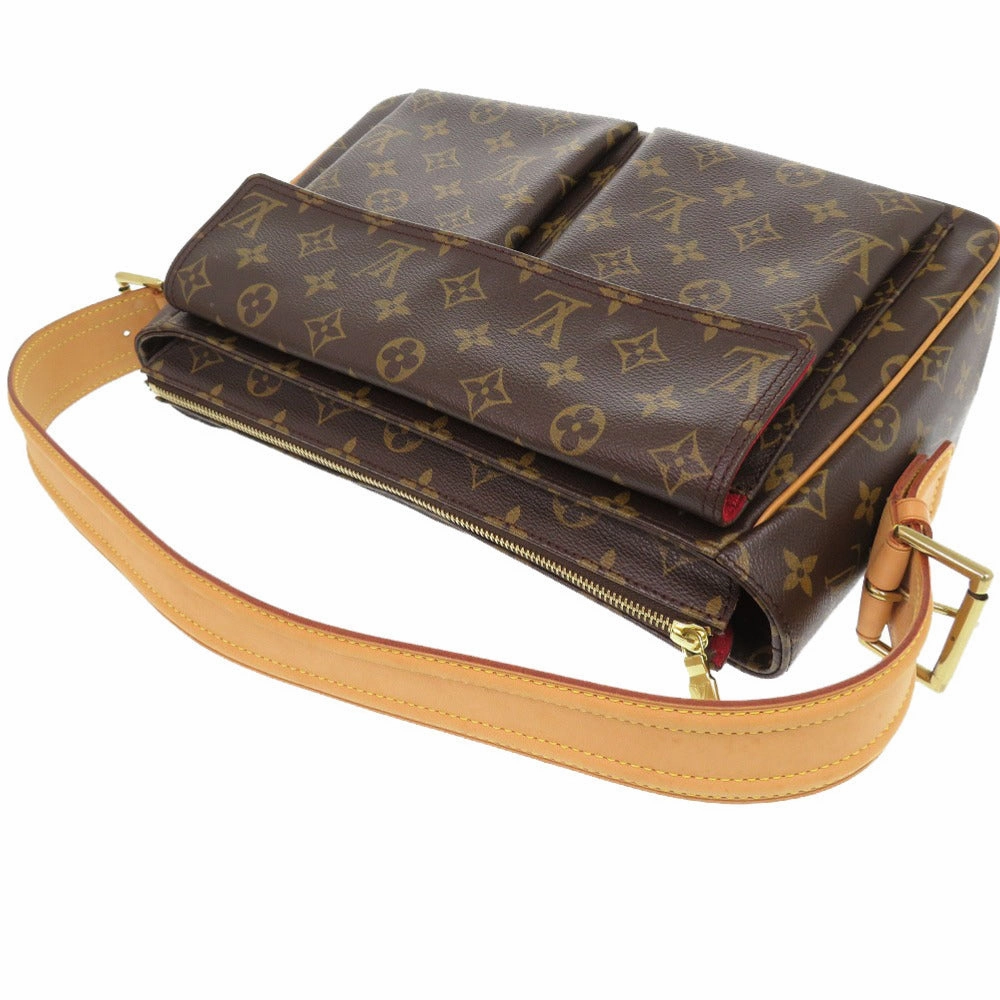 LOUIS VUITTON Shoulder Bag M51163 Monogram canvas Brown Monogram Vivasite GM