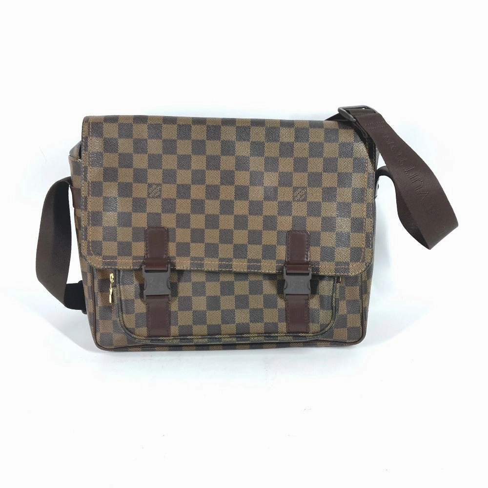 LOUIS VUITTON Shoulder Bag N51125 Damier canvas Brown Damier Messenger Melwil Women