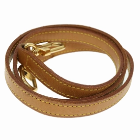 LOUIS VUITTON Shoulder Strap Leather 35.4"" Beige LV 38843